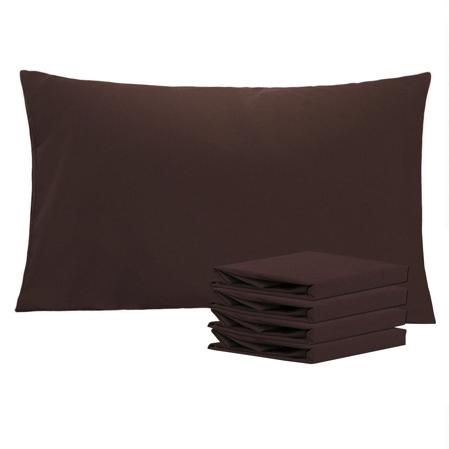 4 Pack Microfiber Pillowcases with Envelope Closure