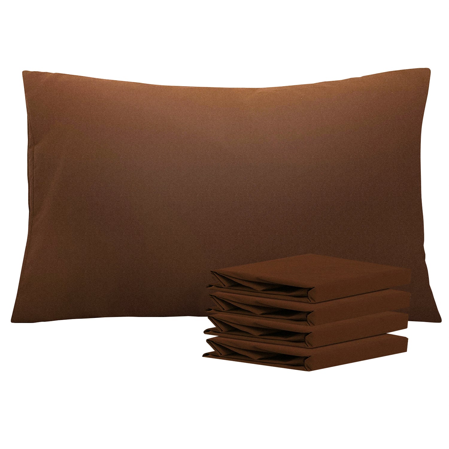 4 Pack Microfiber Pillowcases with Envelope Closure
