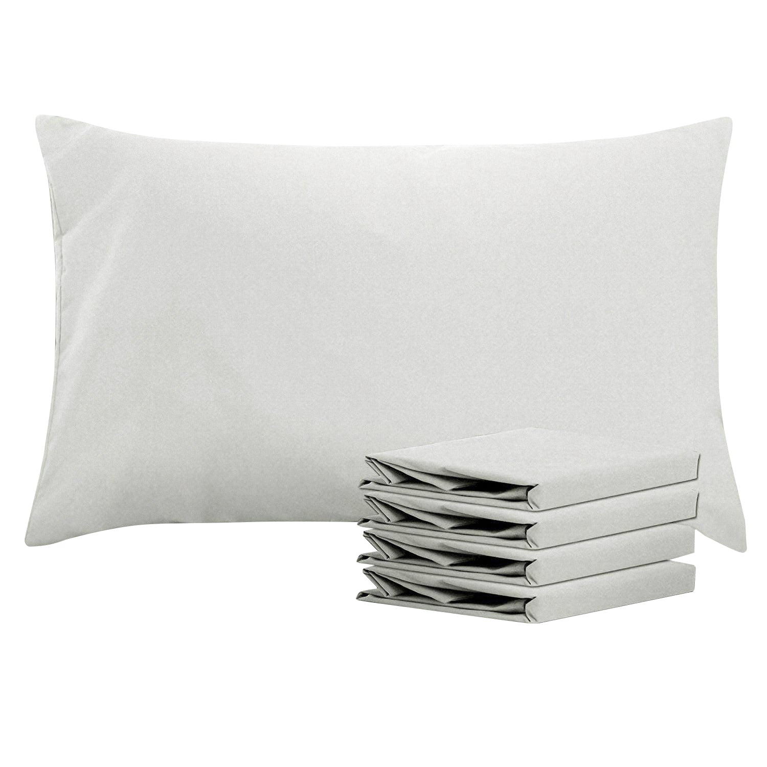 4 Pack Microfiber Pillowcases with Envelope Closure