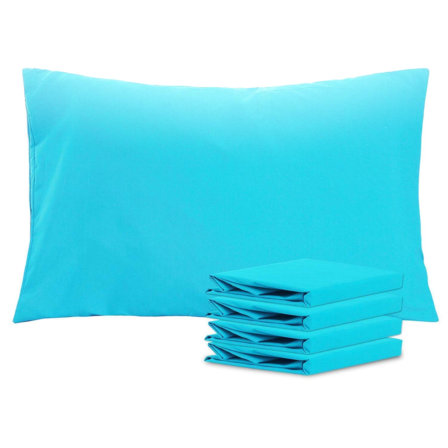 4 Pack Microfiber Pillowcases with Envelope Closure