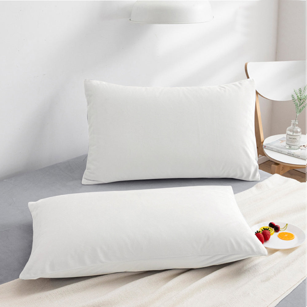 2 Pack Velvet Ultra Cozy Pillowcases with Zipper