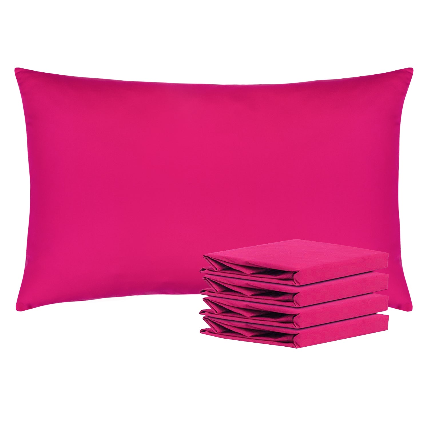 4 Pack Microfiber Pillowcases with Envelope Closure