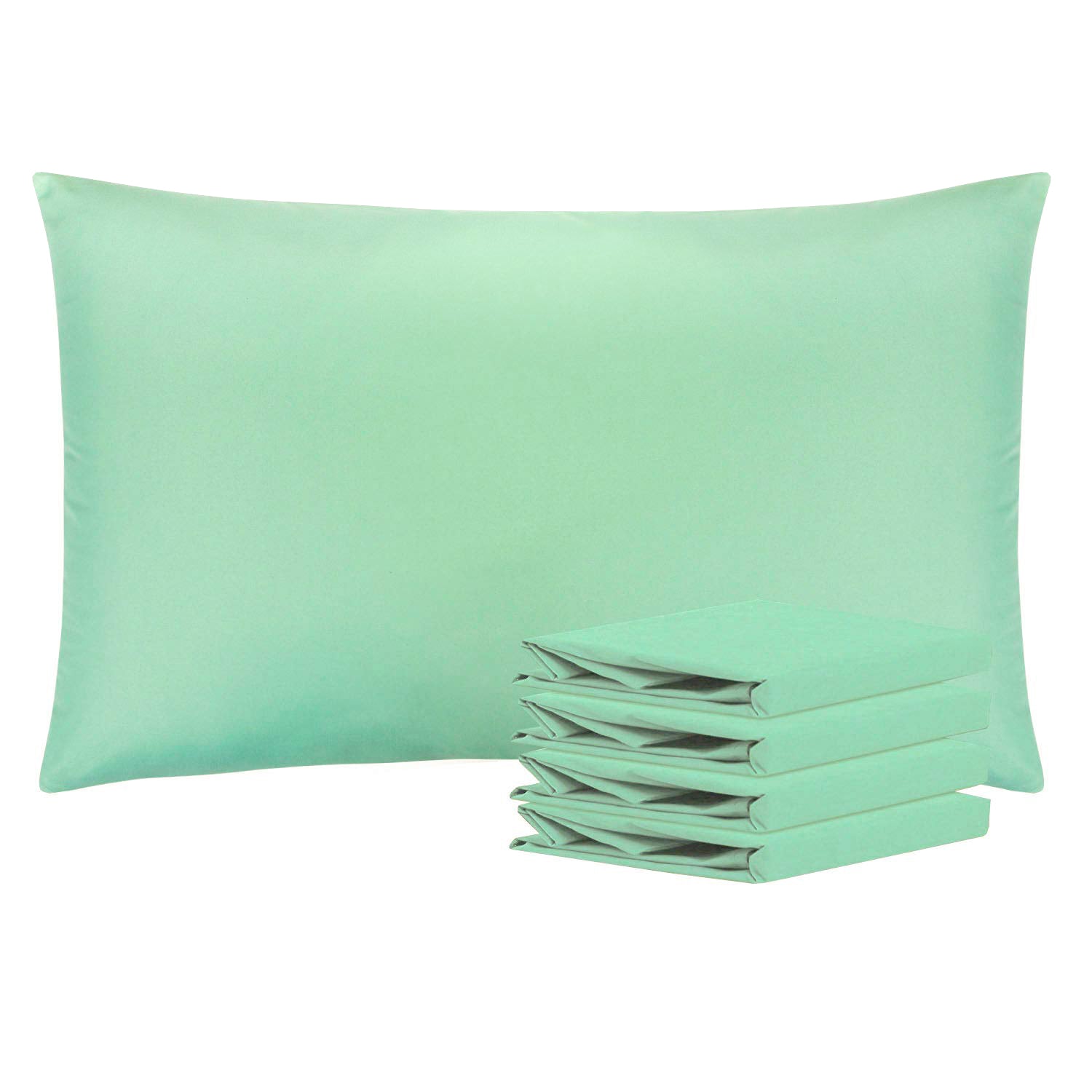 4 Pack Microfiber Pillowcases with Envelope Closure