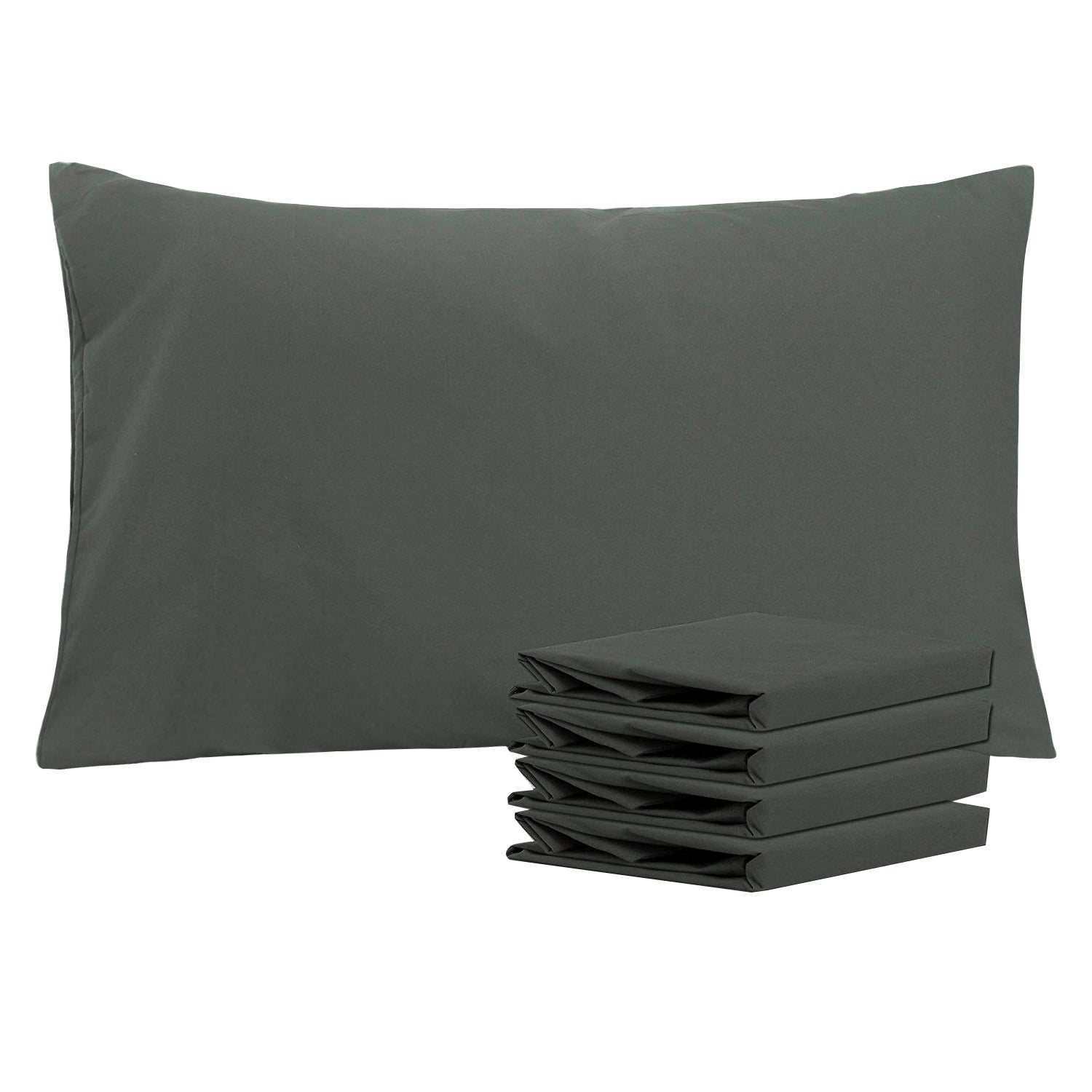 4 Pack Microfiber Pillowcases with Envelope Closure