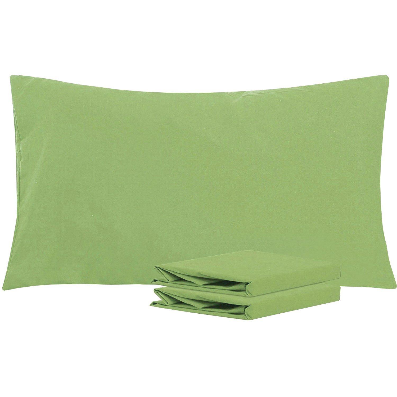 2 Pack Brushed Microfiber Pillowcases with Envelope Closure