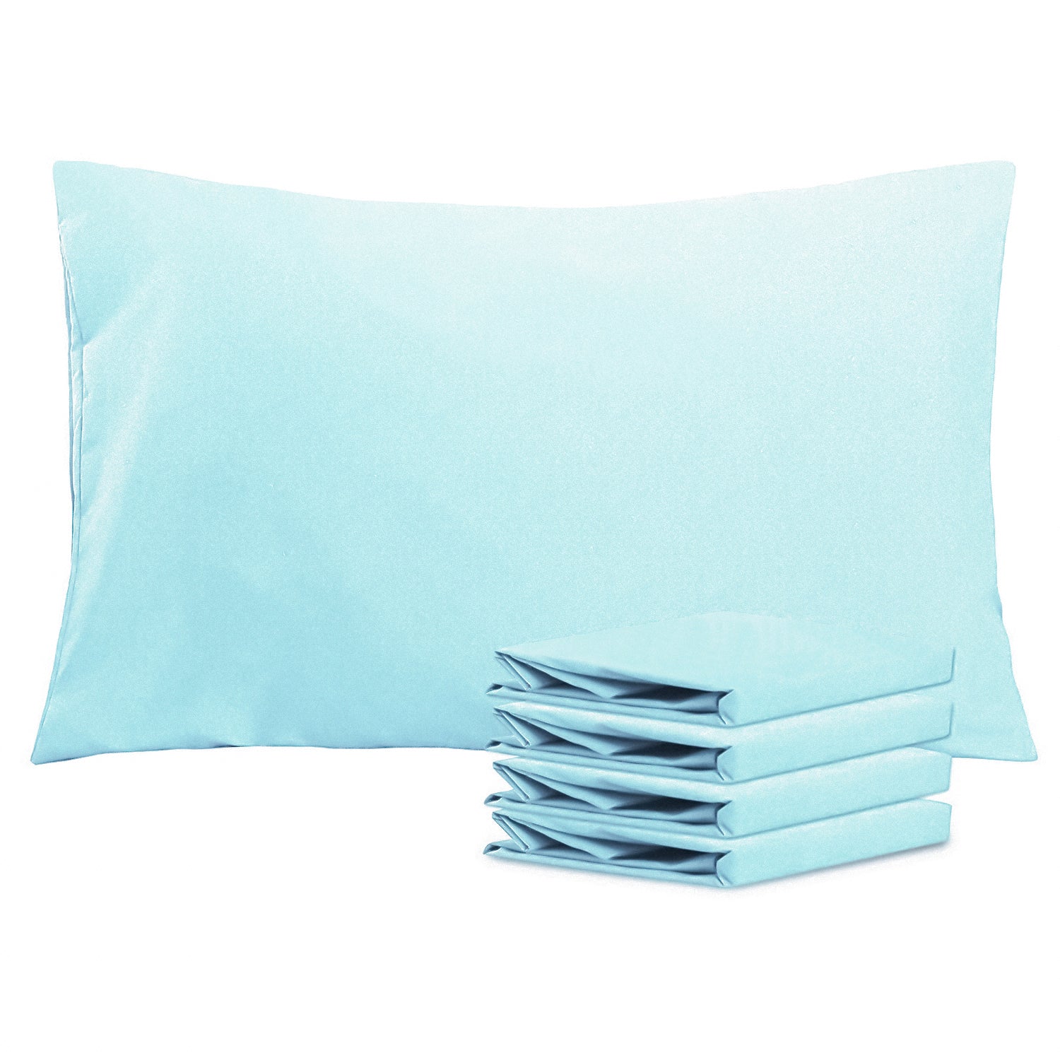 4 Pack Microfiber Pillowcases with Envelope Closure