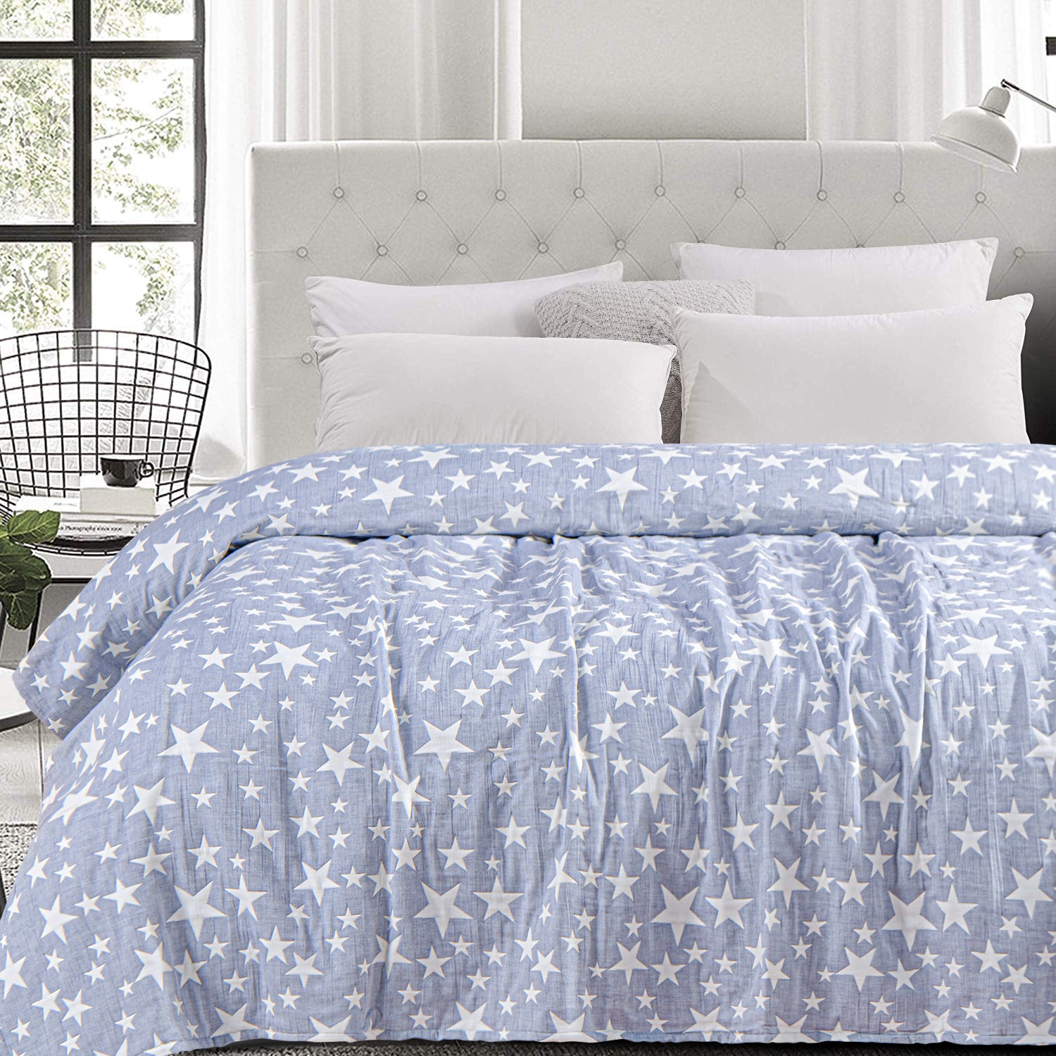 3-Layer Cotton Ultra Soft and Breathable Bed Blanket