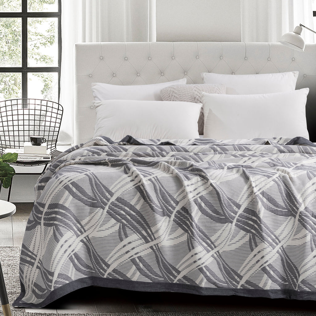 3-Layer Cotton Ultra Soft and Breathable Bed Blanket