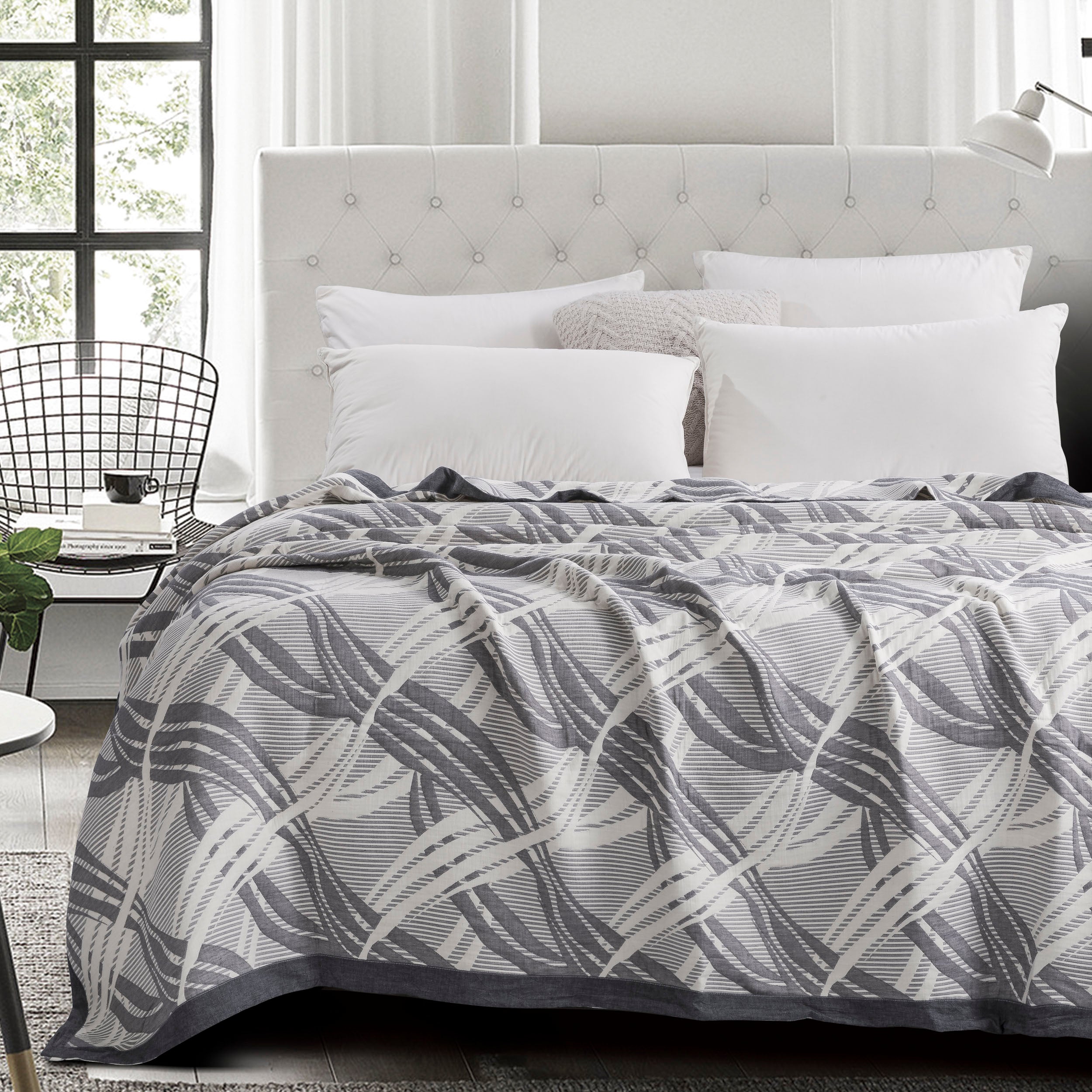 3-Layer Cotton Ultra Soft and Breathable Bed Blanket