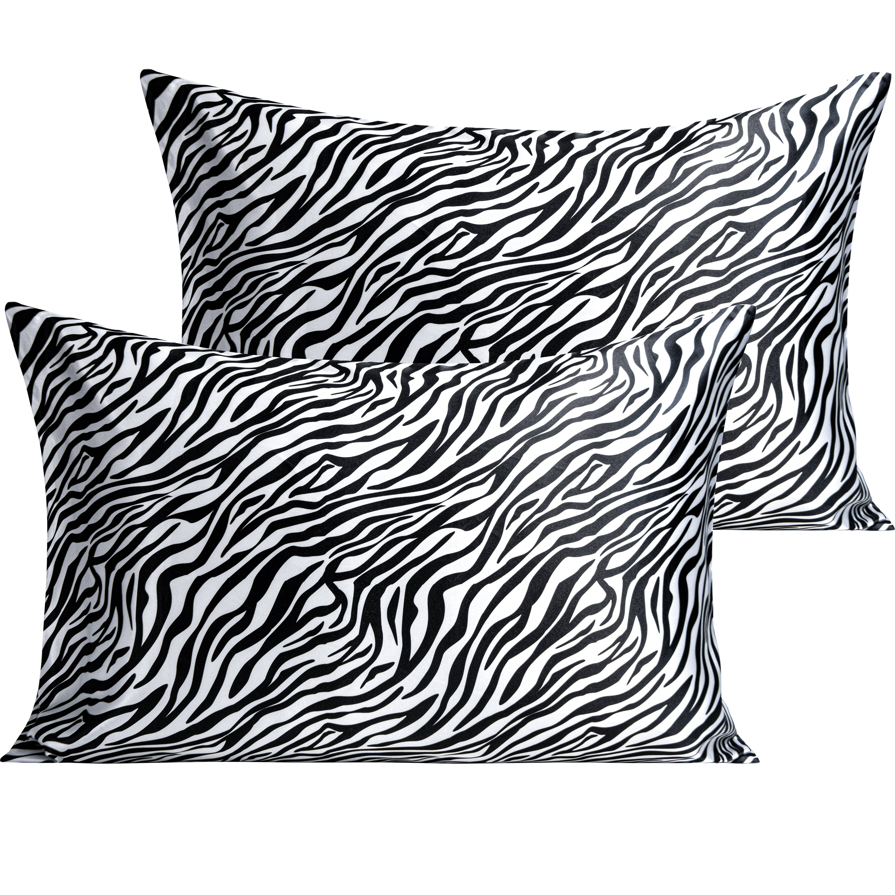 2 Pack Satin Printed Pillowcases