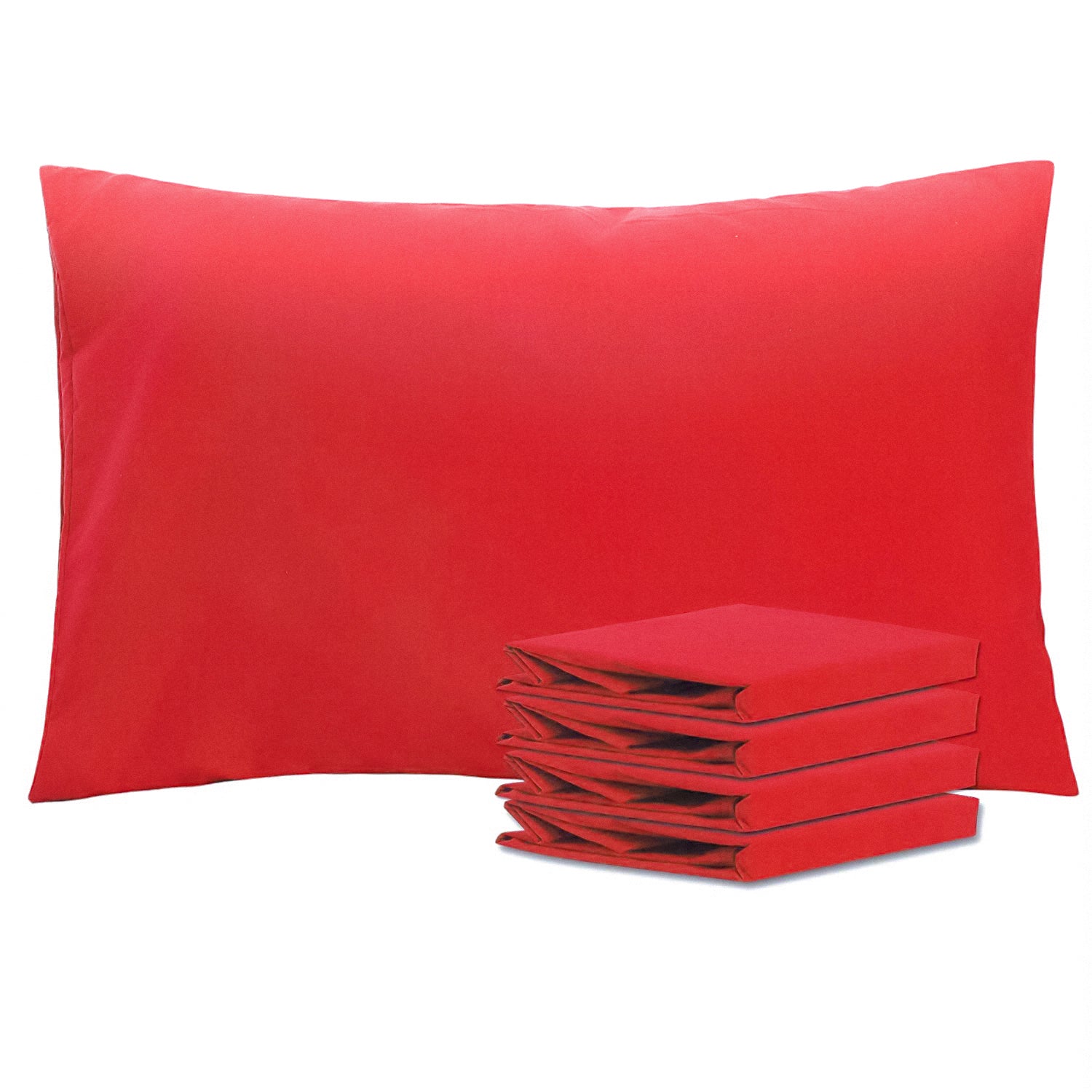 4 Pack Microfiber Pillowcases with Envelope Closure
