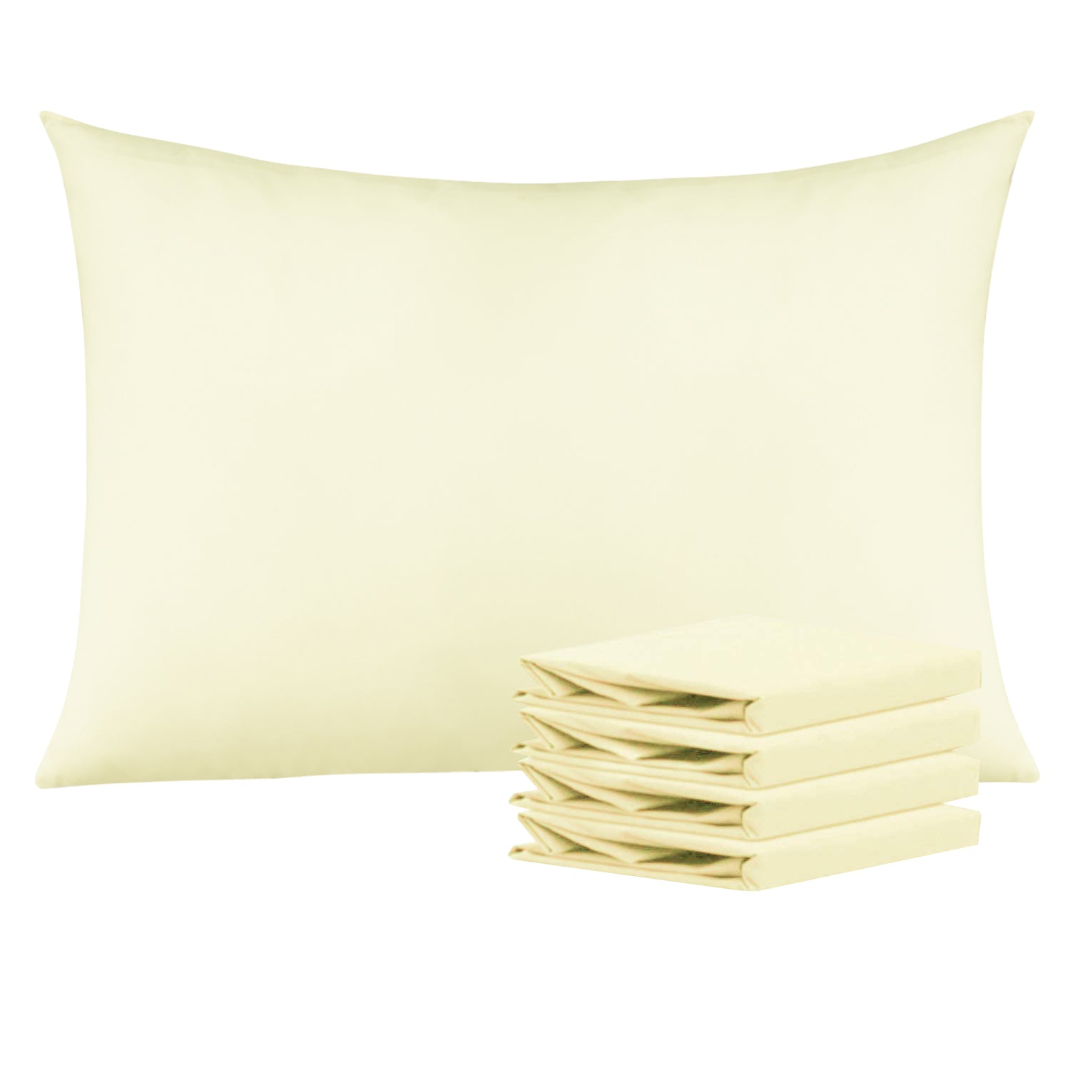 4 Pack Microfiber Pillowcases with Envelope Closure