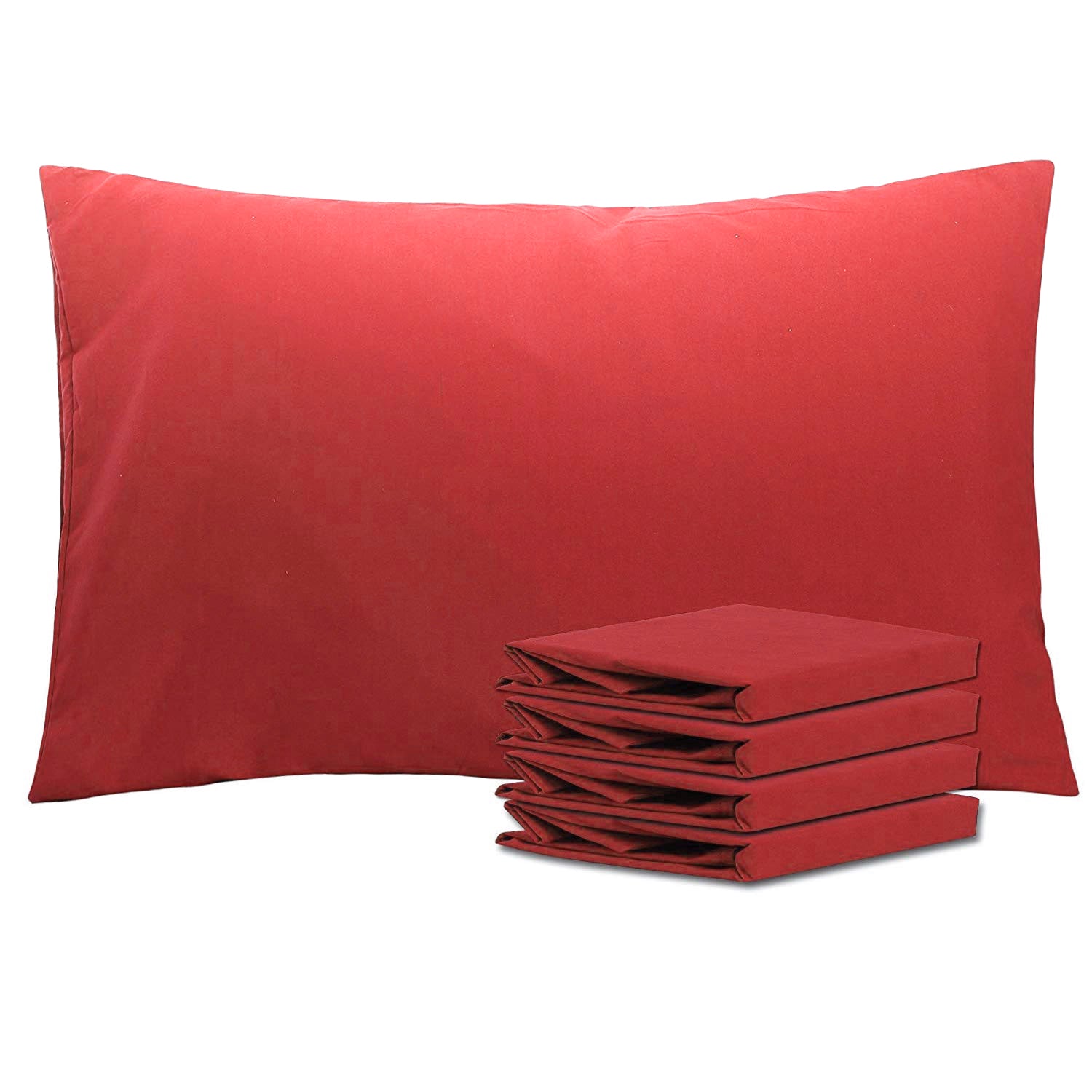 4 Pack Microfiber Pillowcases with Envelope Closure