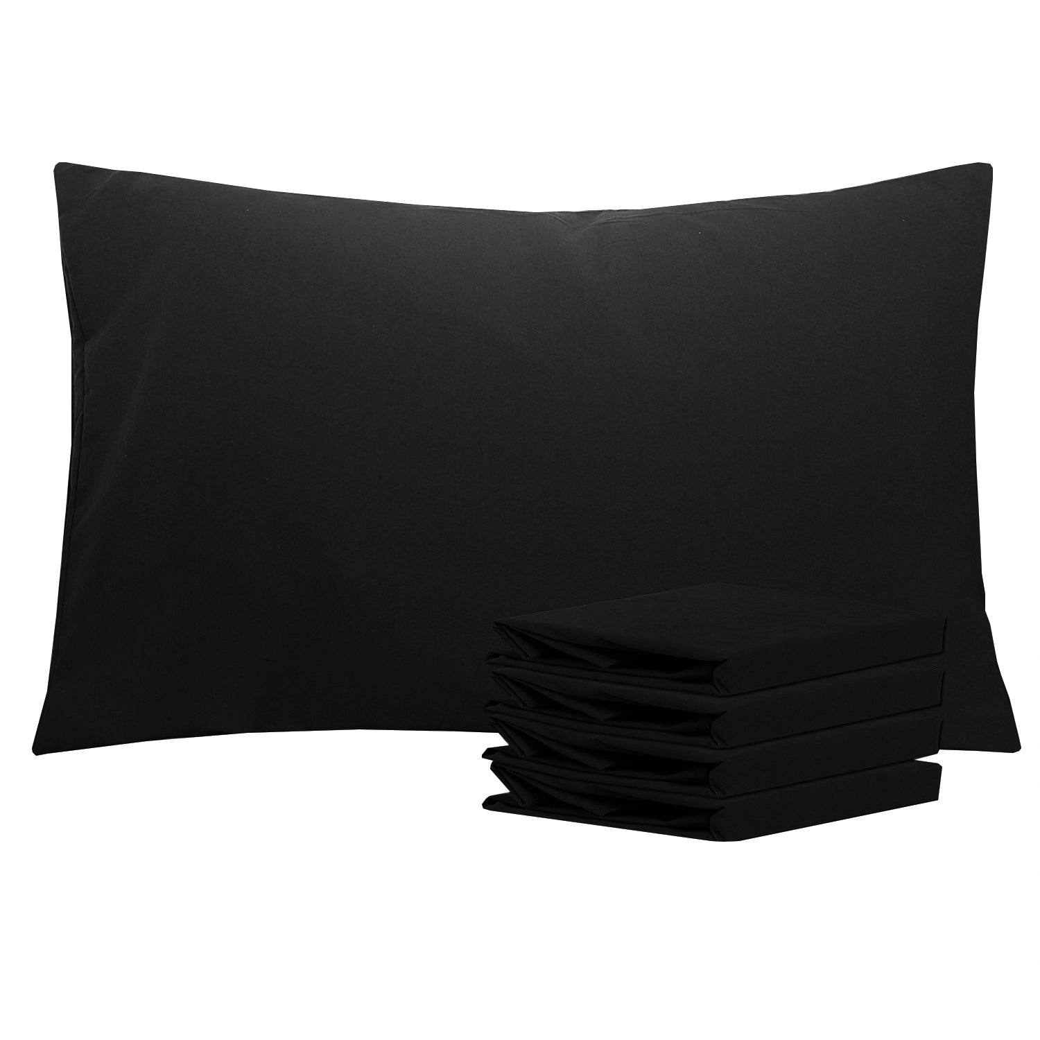 4 Pack Microfiber Pillowcases with Envelope Closure