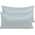 2 Pieces Silky Smooth Satin Pillowcases with Zipper