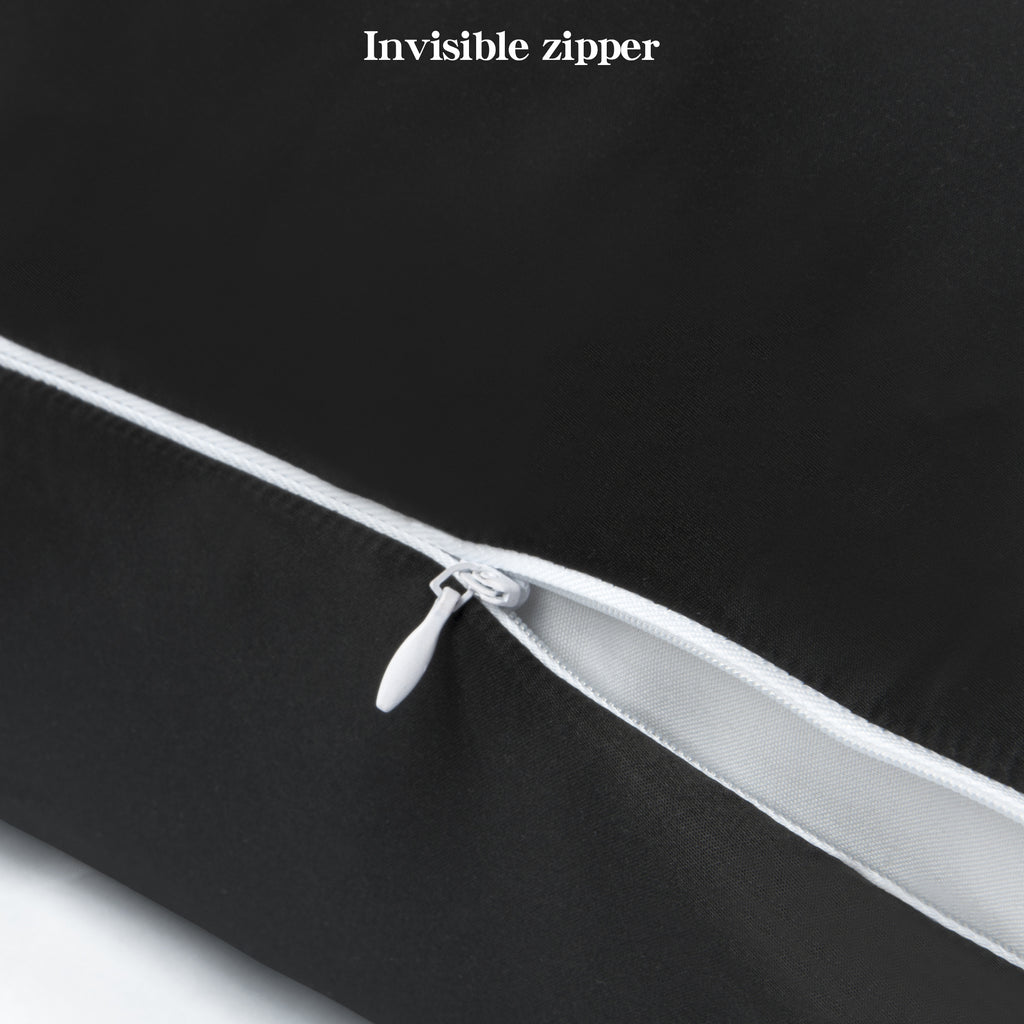 Silky Smooth Satin Body Pillowcase with Zipper, 20x54 Inches