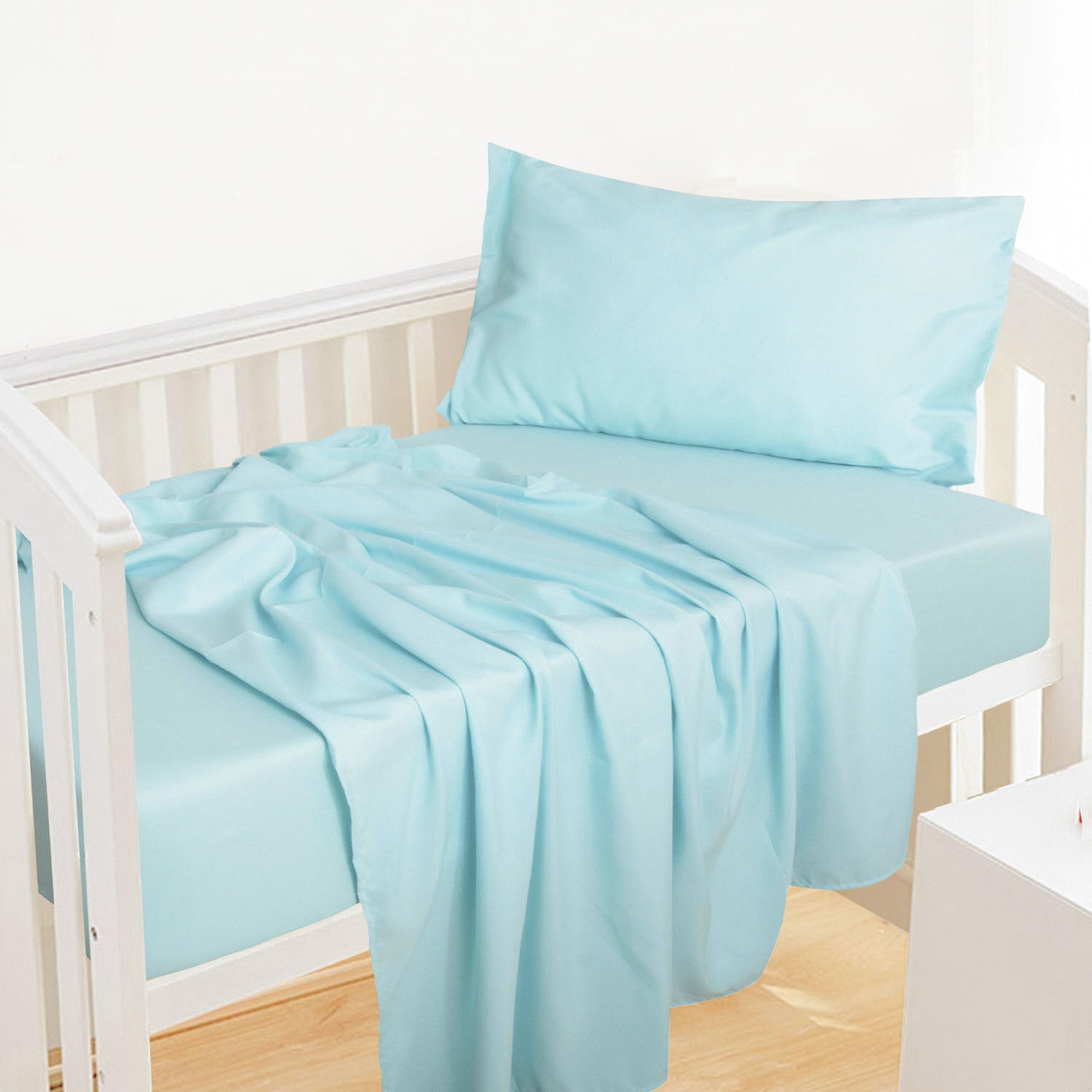 3-Piece Microfiber Crib Sheet Set