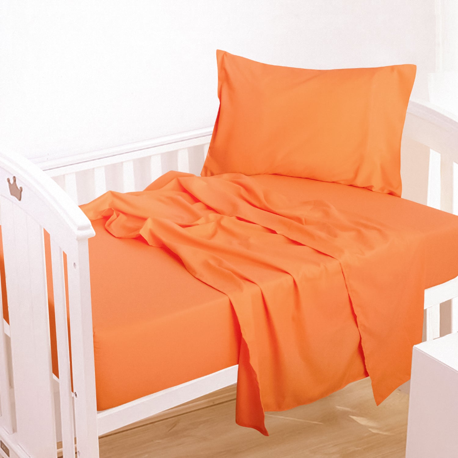 3-Piece Microfiber Crib Sheet Set