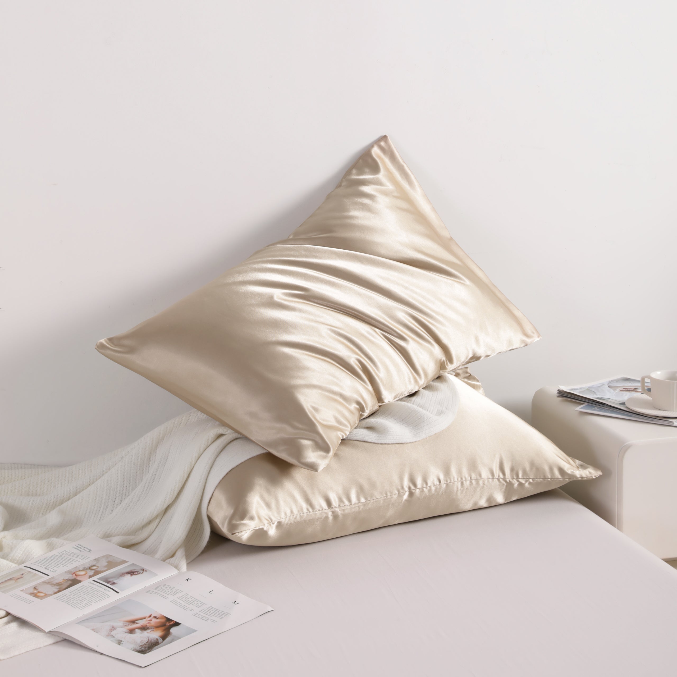 2 Pack Ultra Soft and Luxry Satin Pillowcases