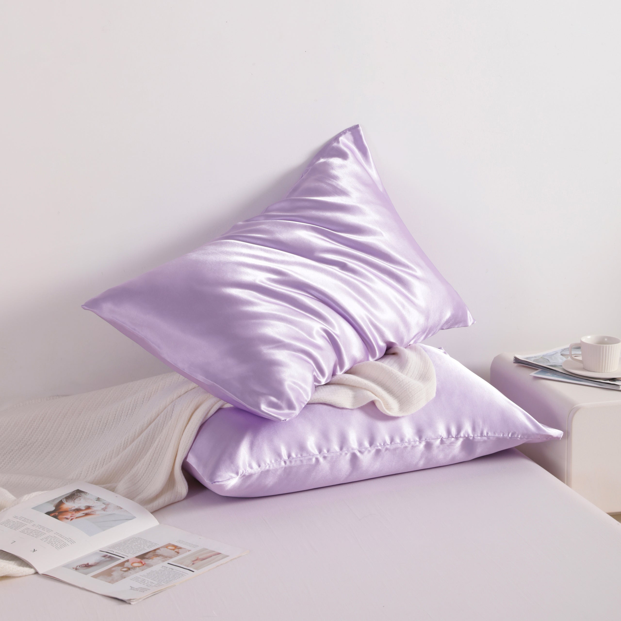 2 Pack Ultra Soft and Luxry Satin Pillowcases