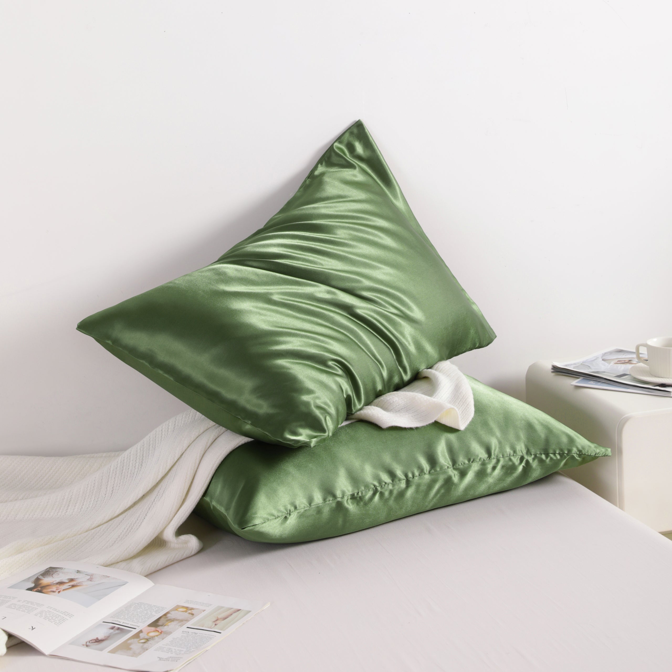 2 Pack Ultra Soft and Luxry Satin Pillowcases