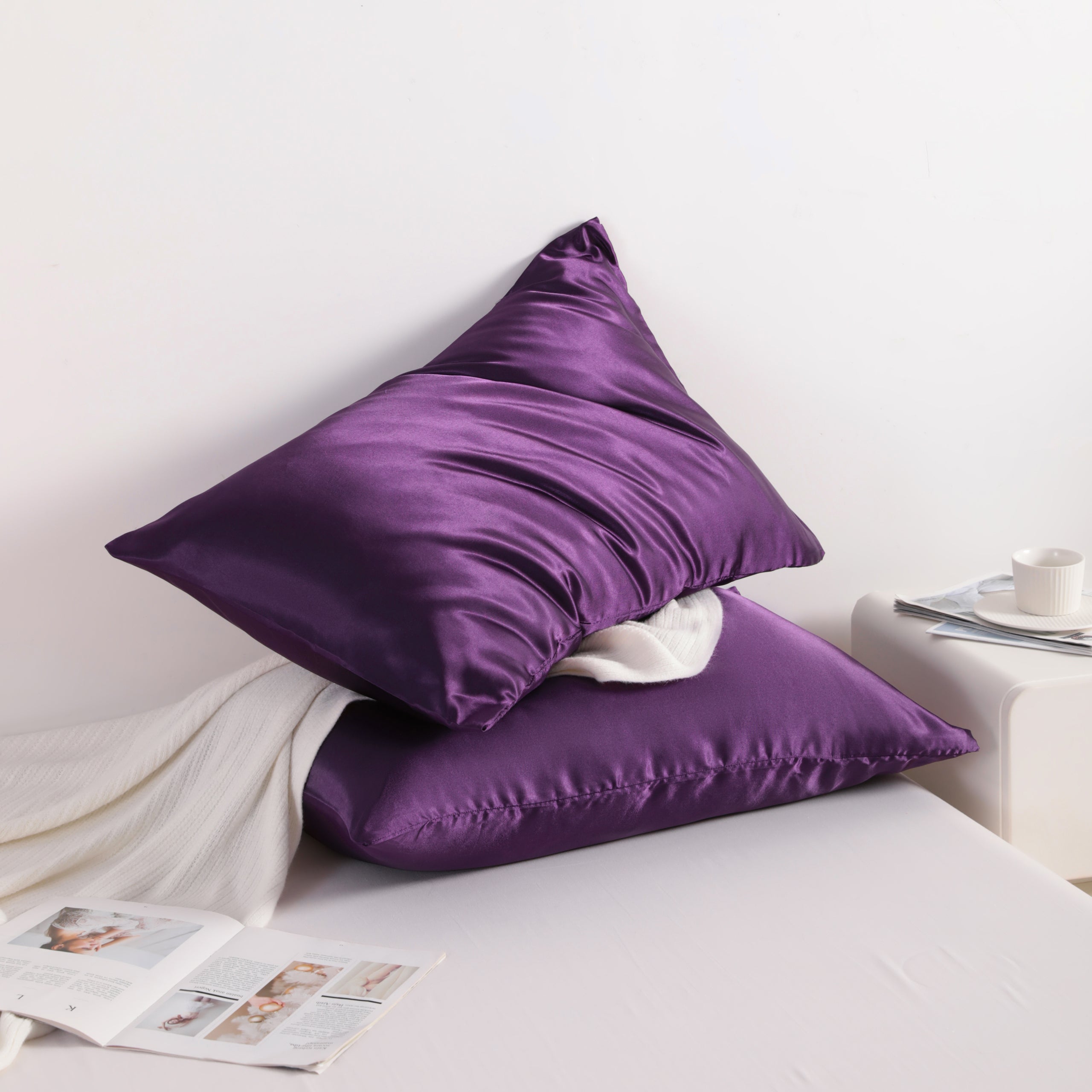 2 Pack Ultra Soft and Luxry Satin Pillowcases
