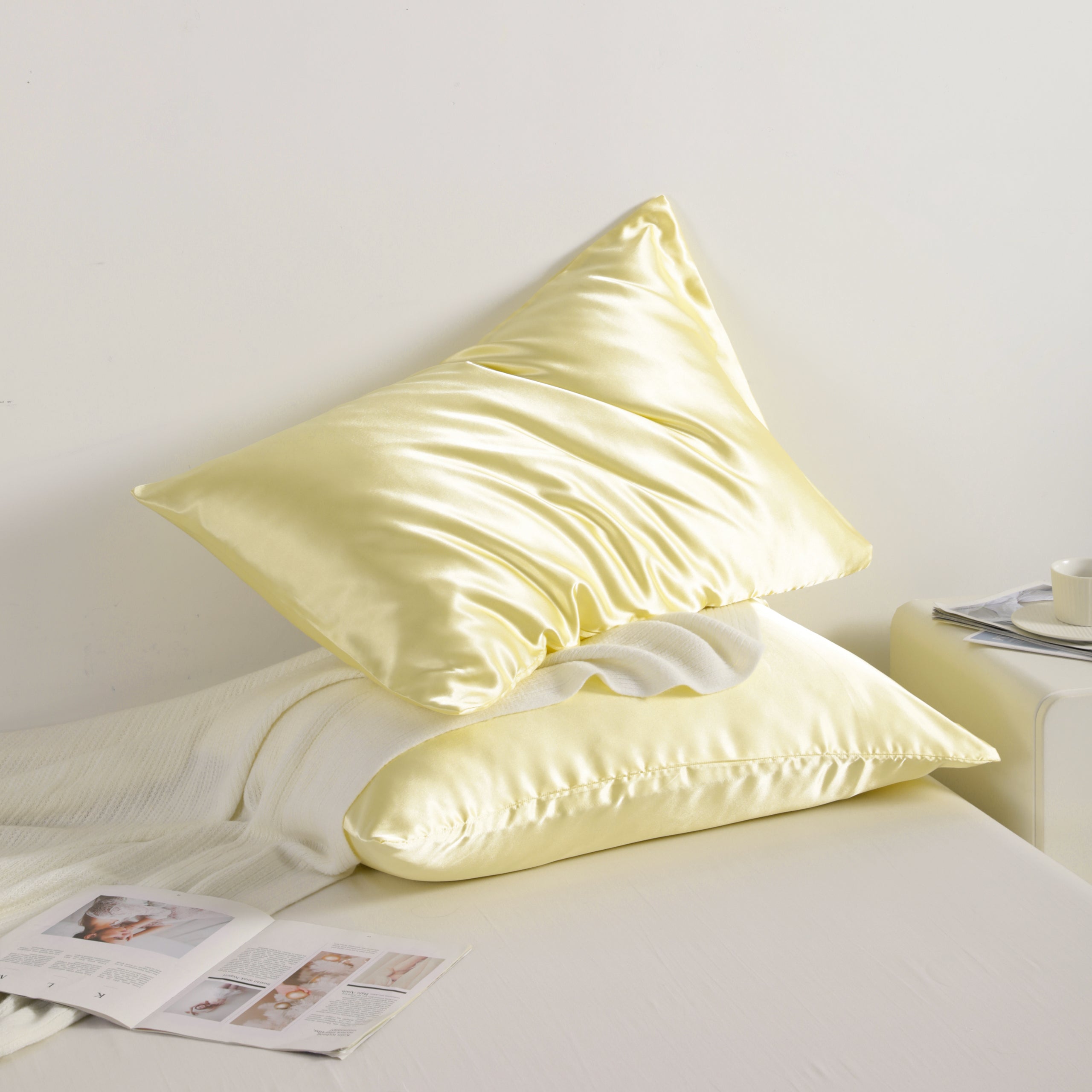 2 Pack Ultra Soft and Luxry Satin Pillowcases