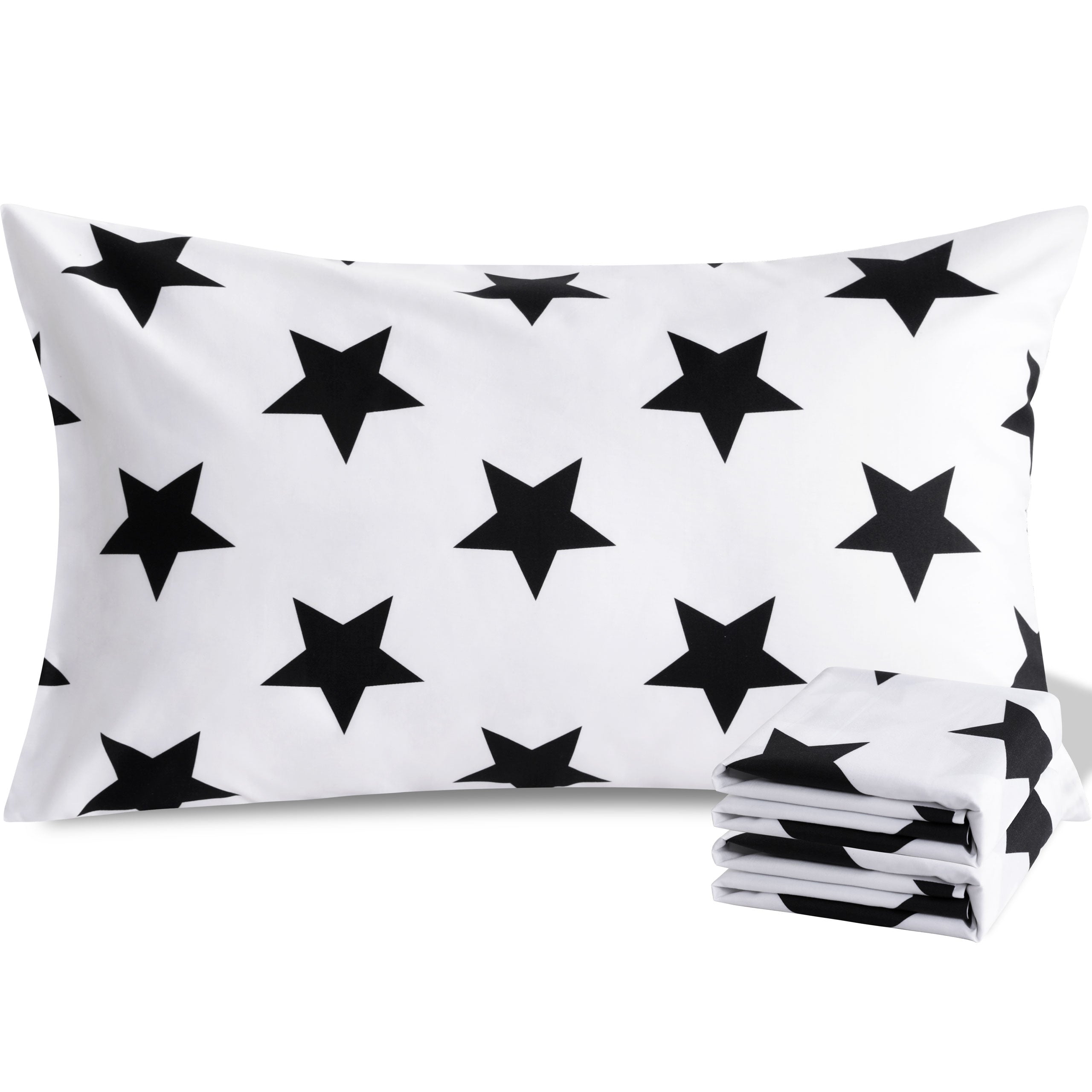 2 Pack Brushed Printed Microfiber Pillowcases