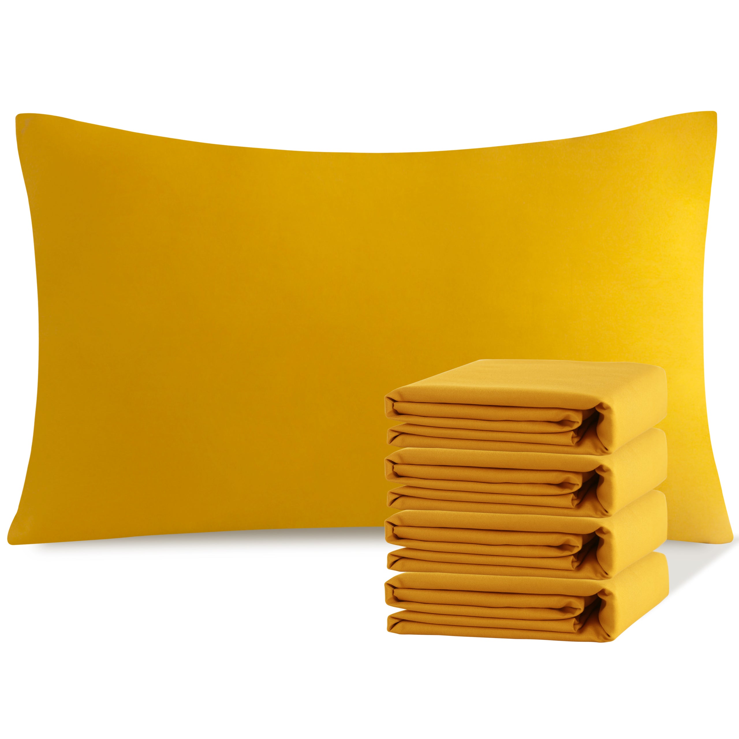 4 Pack Microfiber Pillowcases with Envelope Closure