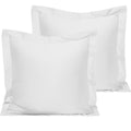 2 Pack Super Soft Egyptian Cotton Euro Pillow Shams - BEDSUM product image 2