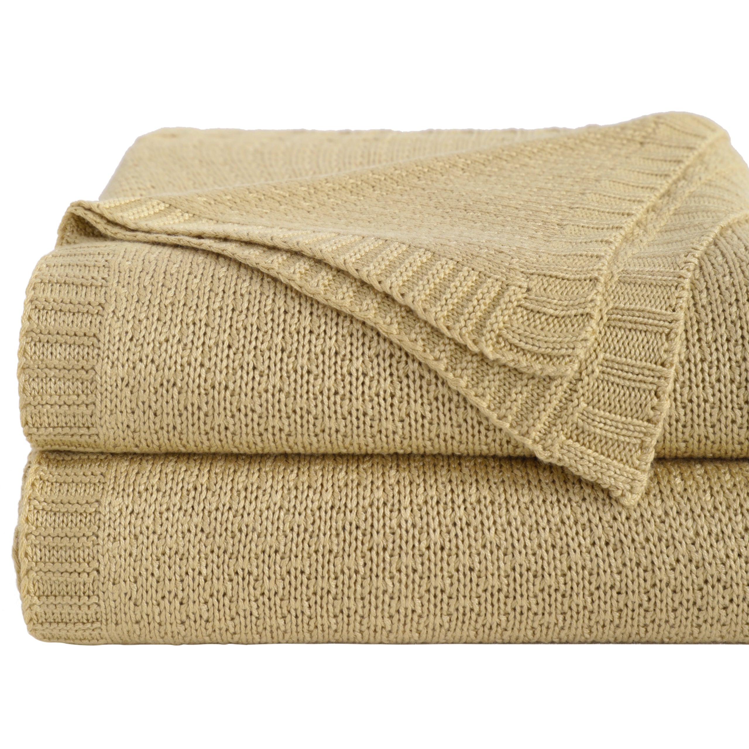 Bamboo Cable Knit Breathable and Soft Blanket