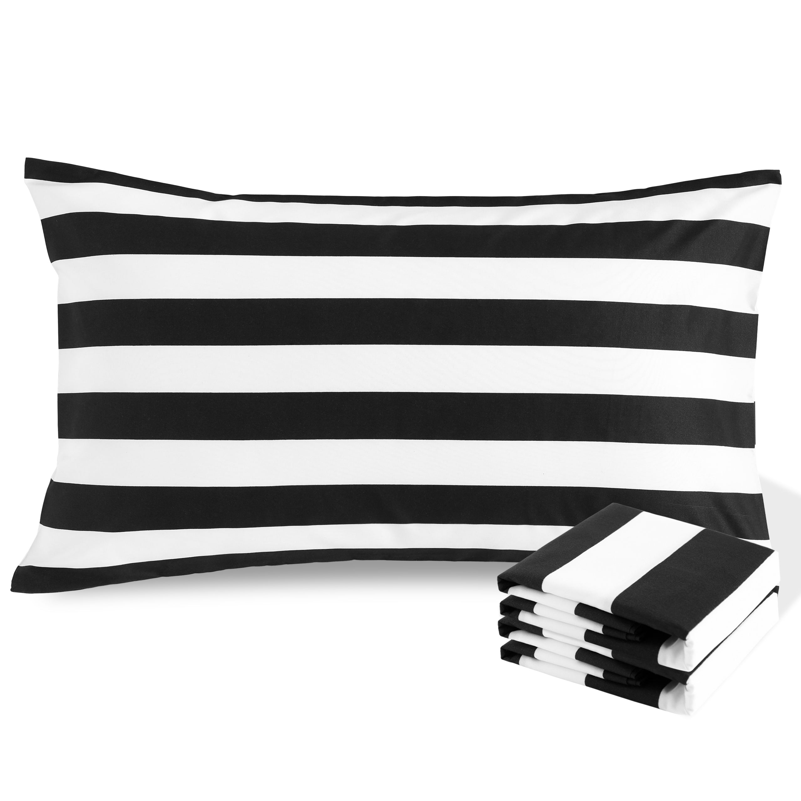 2 Pack Brushed Printed Microfiber Pillowcases