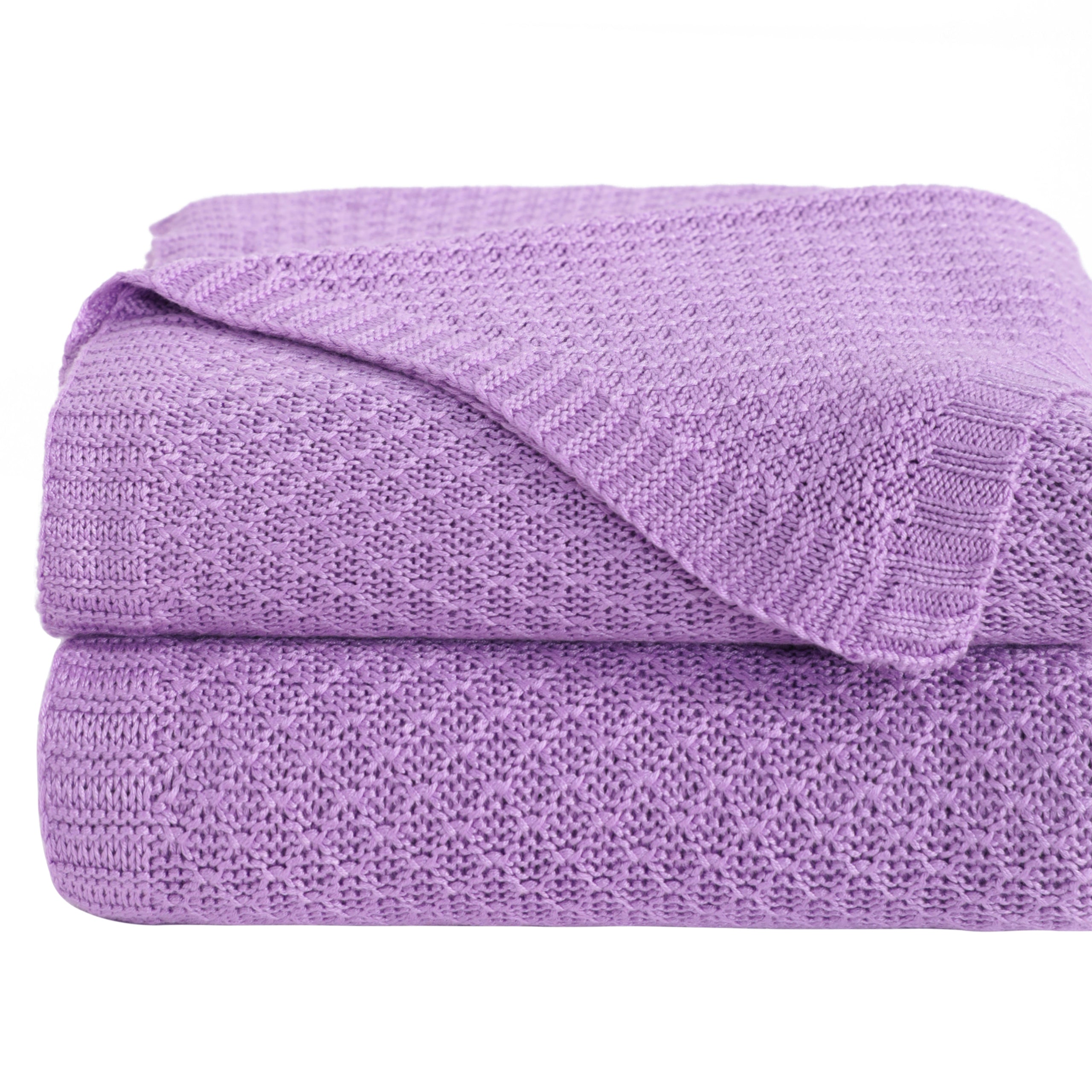 Bamboo Cable Knit Breathable and Soft Blanket