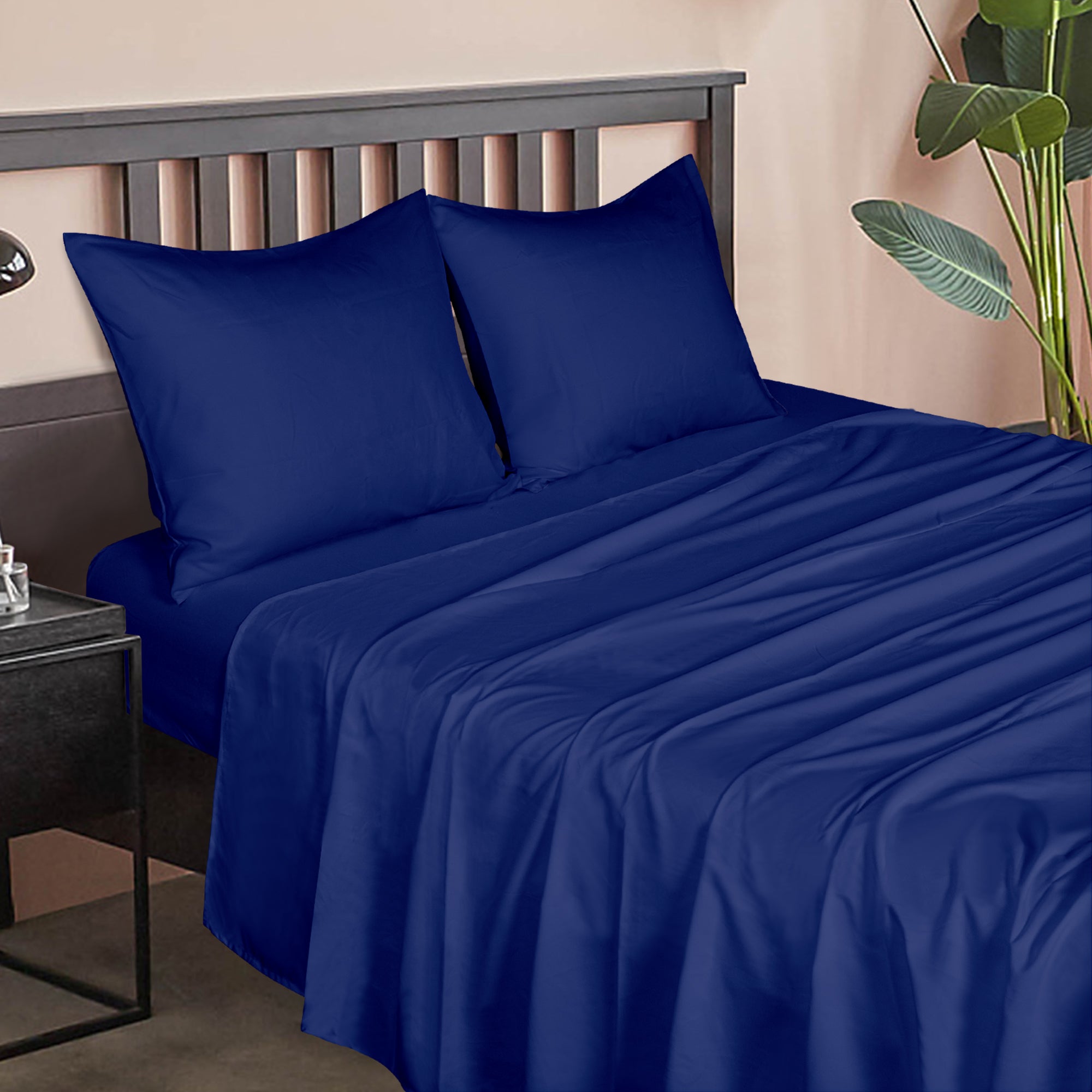 4 Pieces Brushed Microfiber Bed Sheet Set