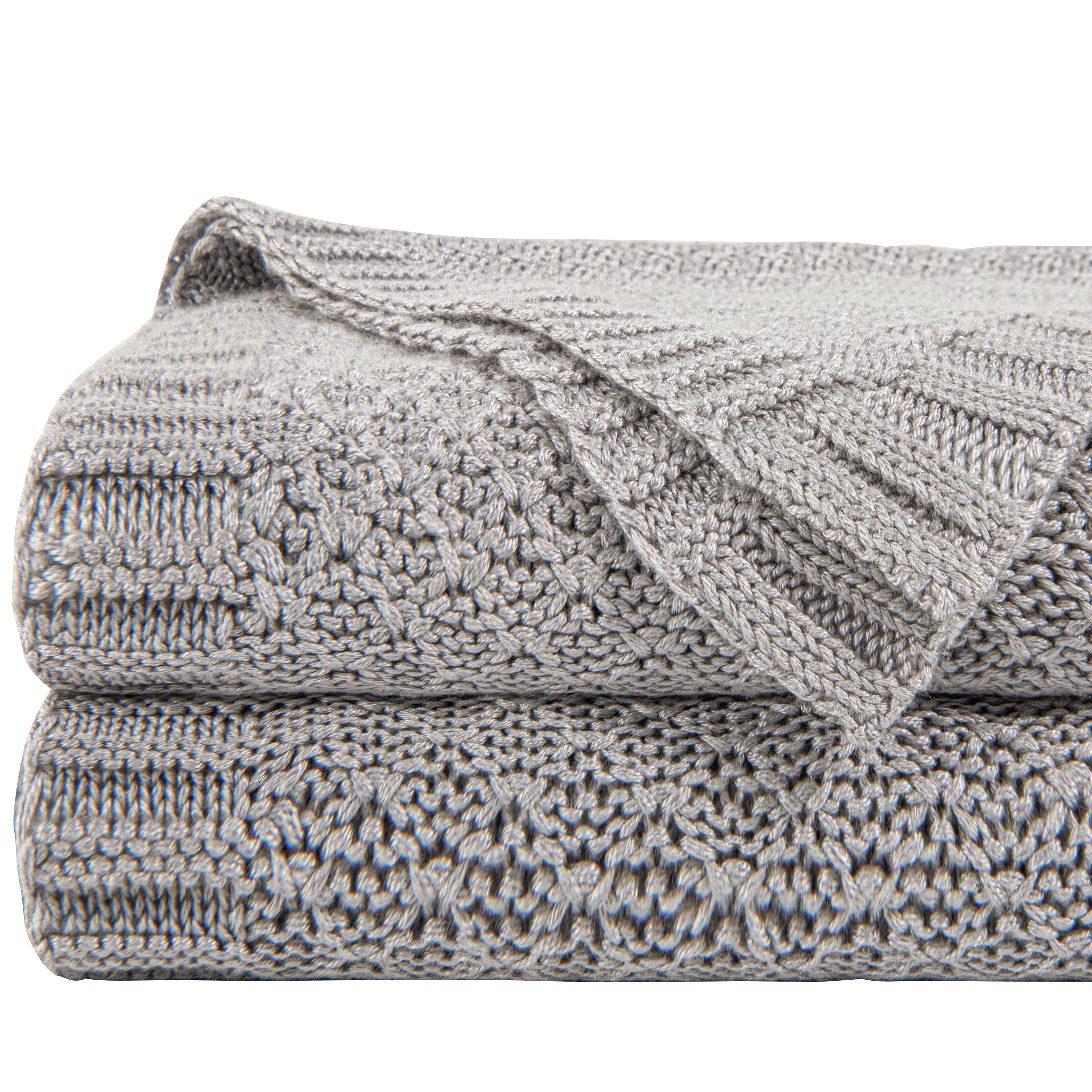 Bamboo Cable Knit Breathable and Soft Blanket