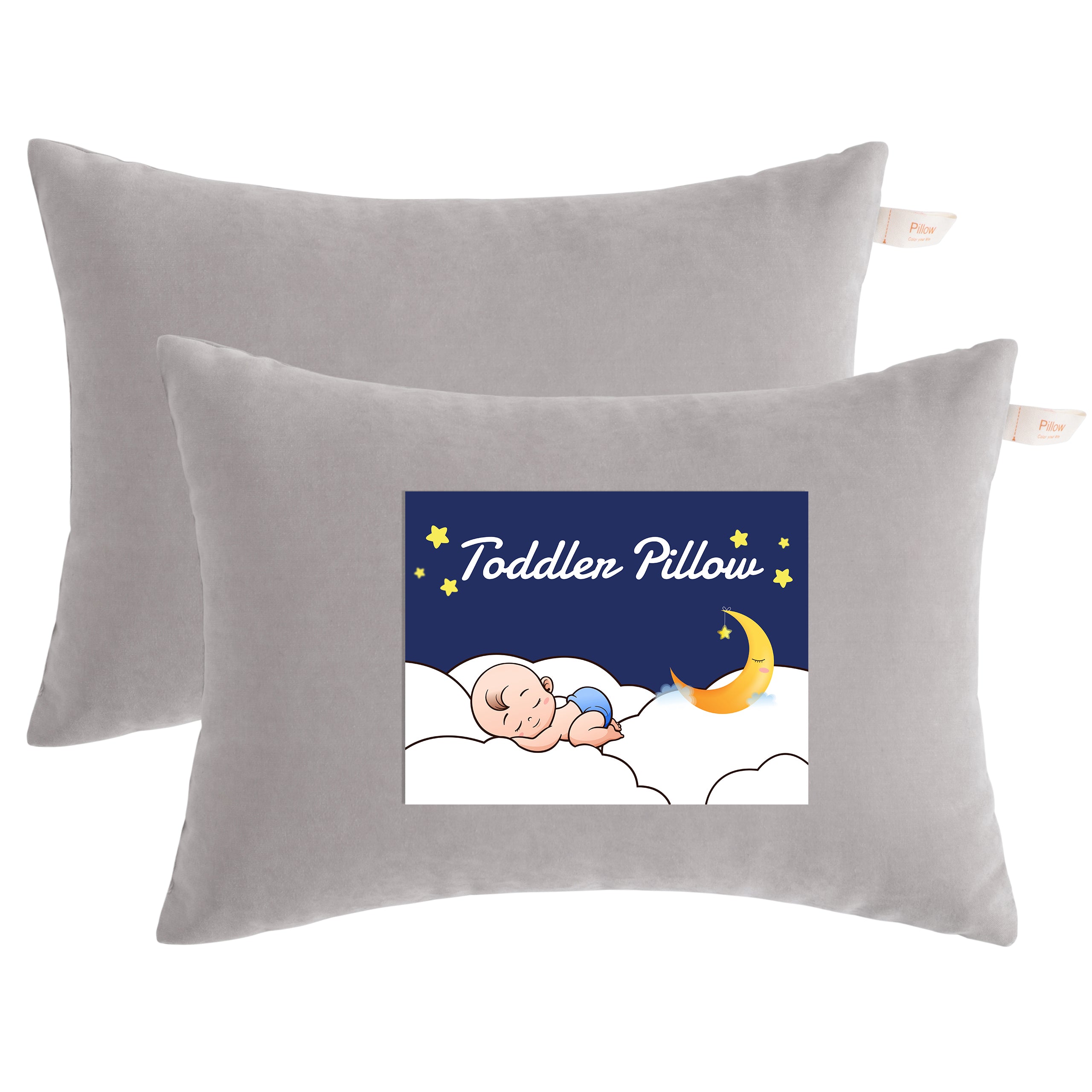 2 Pack Microfiber Toddler Pillows