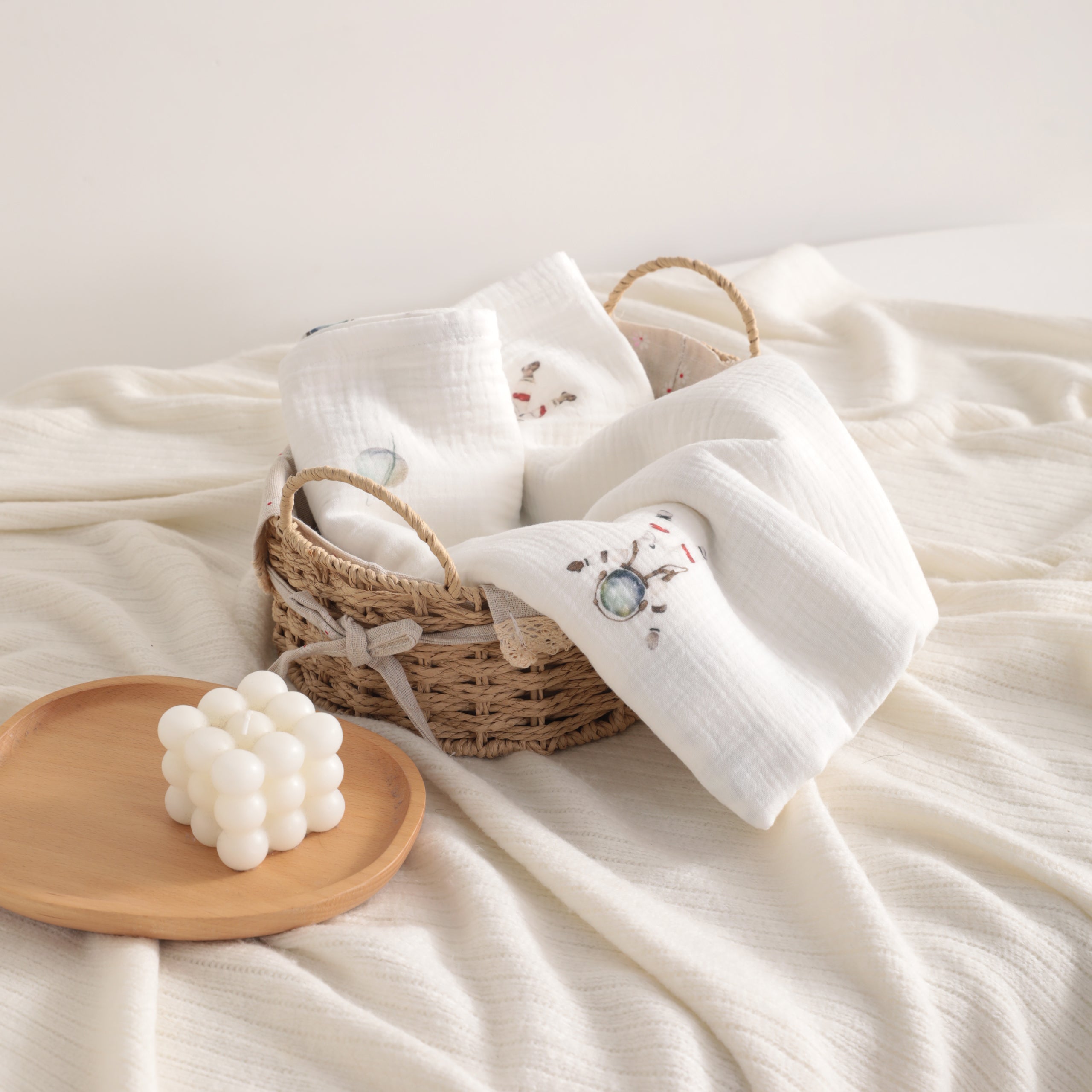 100% Cotton Double-layer Skin-friendly Toddler Blanket