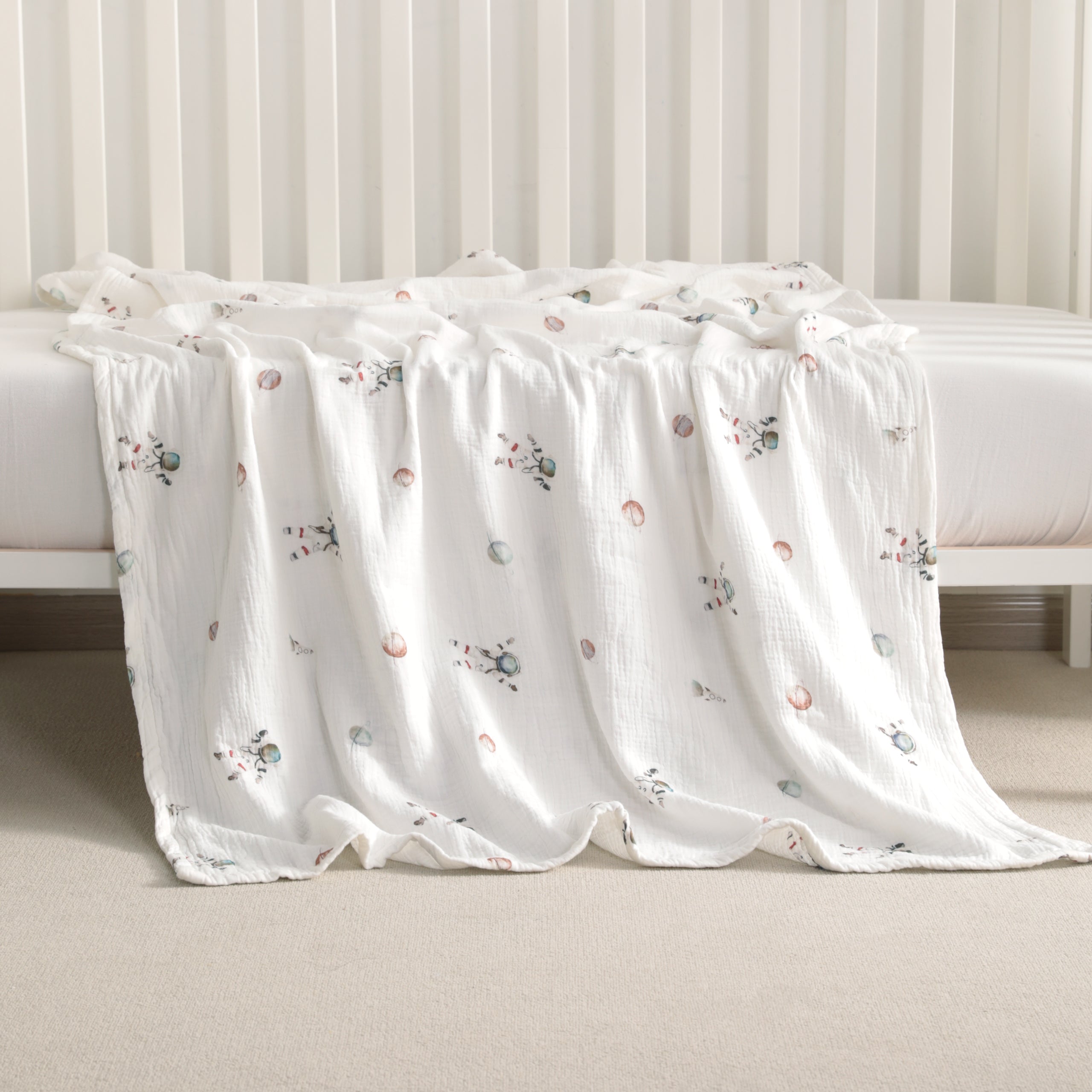 100% Cotton Double-layer Skin-friendly Toddler Blanket