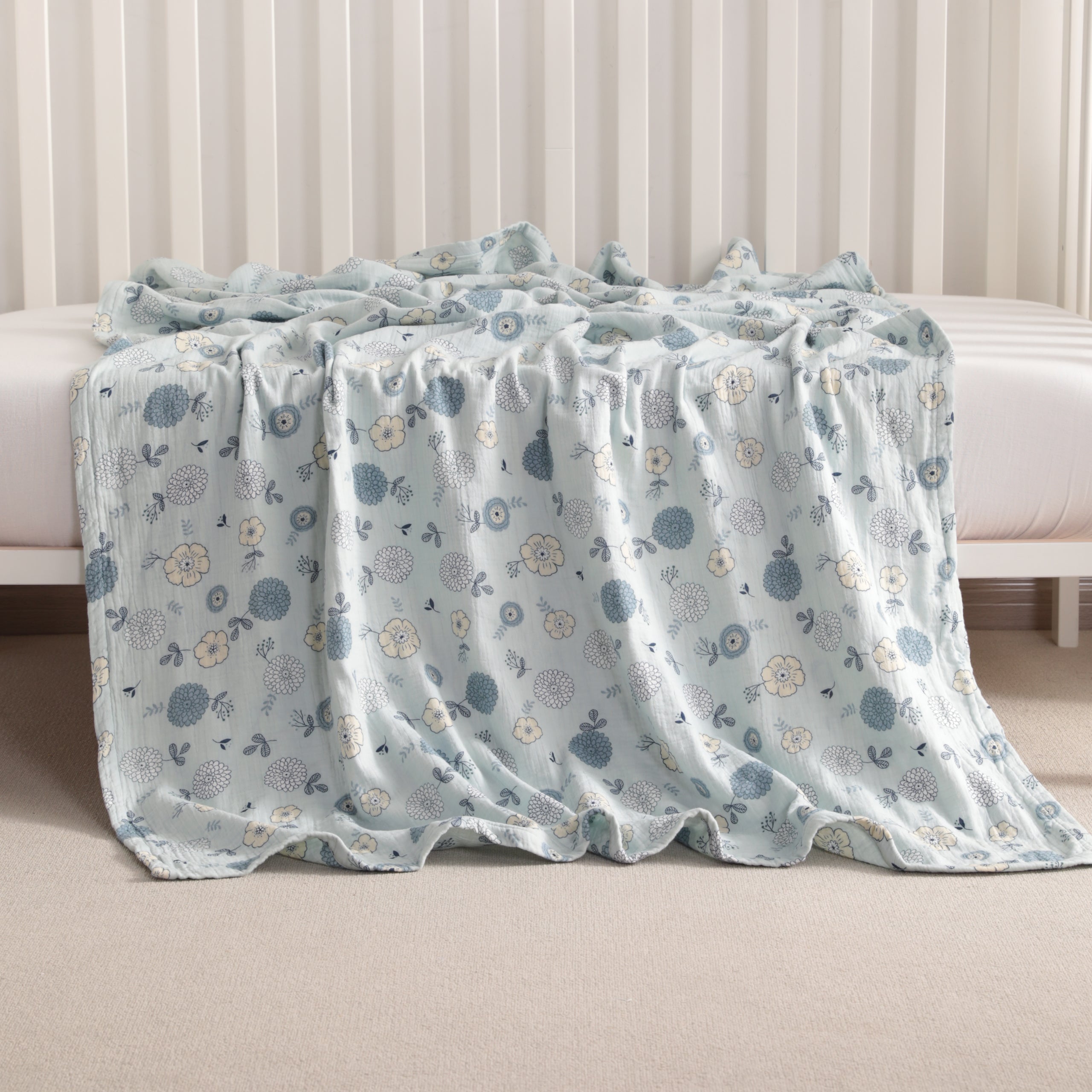100% Cotton Double-layer Skin-friendly Toddler Blanket