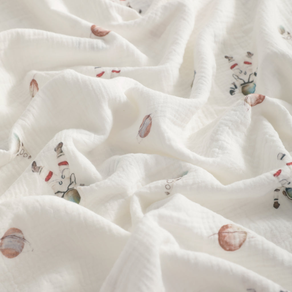 100% Cotton Double-layer Skin-friendly Toddler Blanket