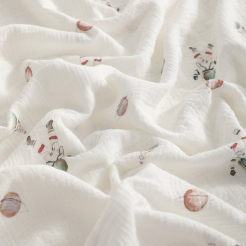 100% Cotton Double-layer Skin-friendly Toddler Blanket