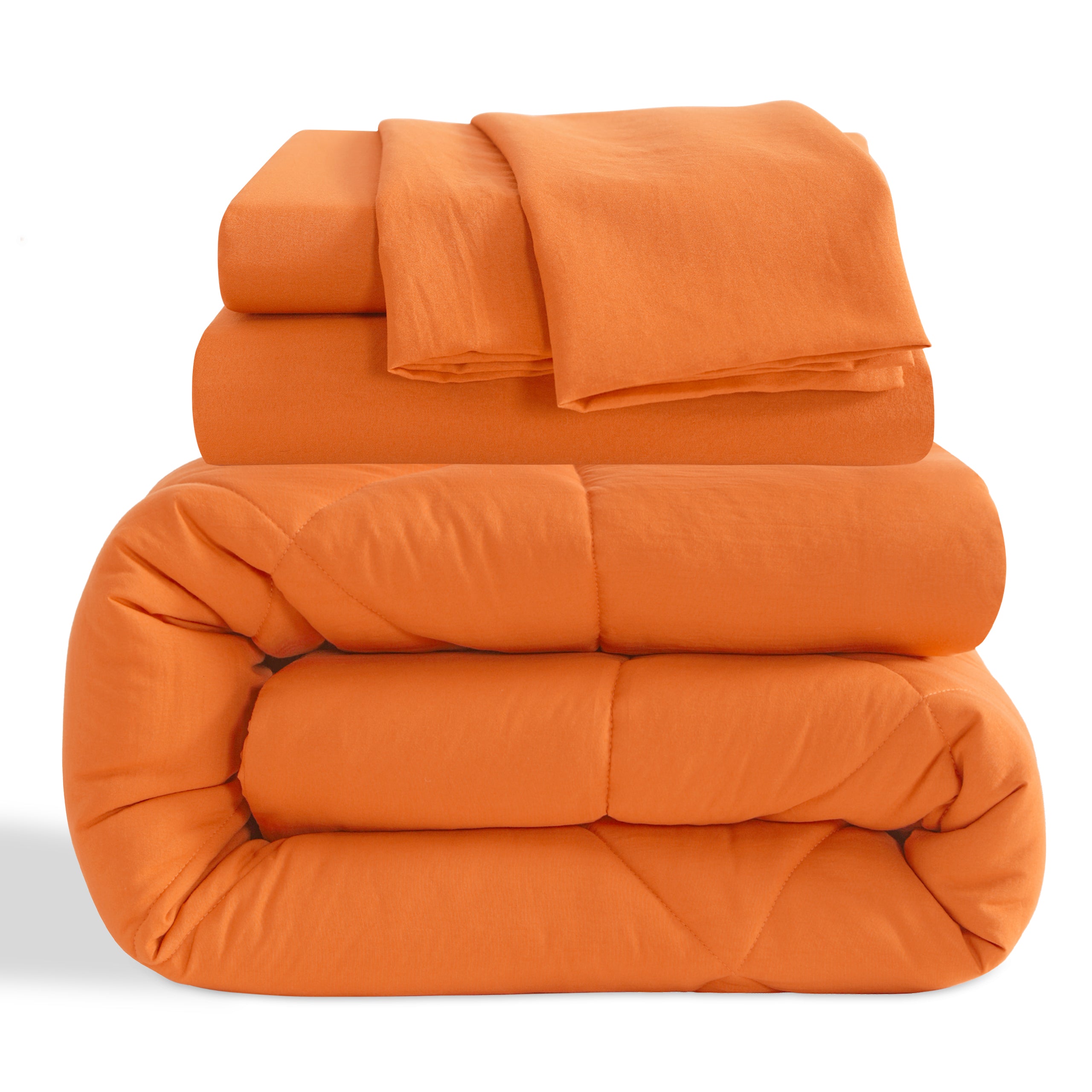 5/7 Pieces Microfiber Bedding Comforter Set