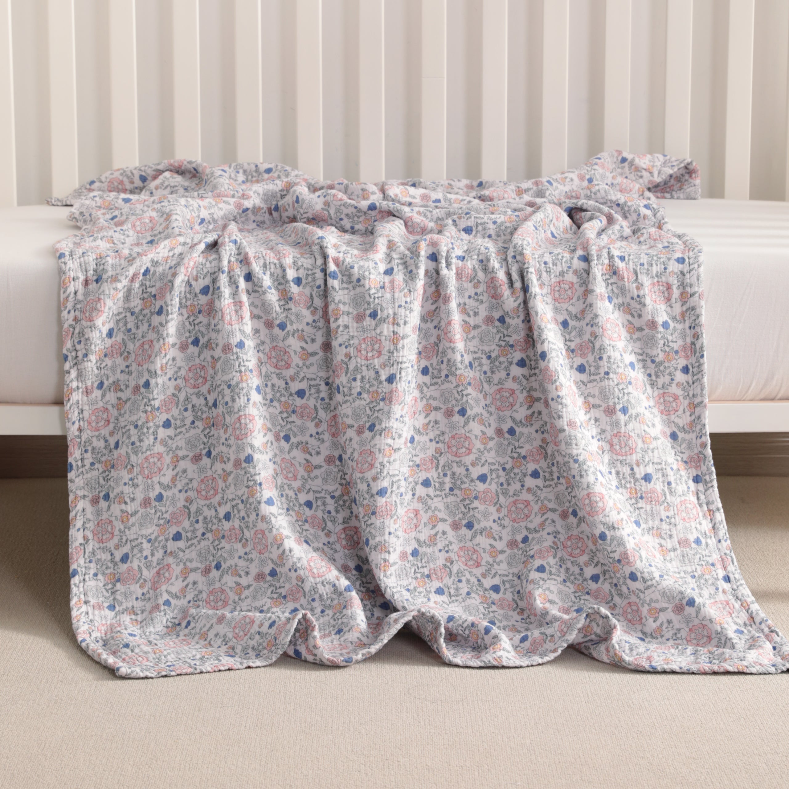 100% Cotton Double-layer Skin-friendly Toddler Blanket