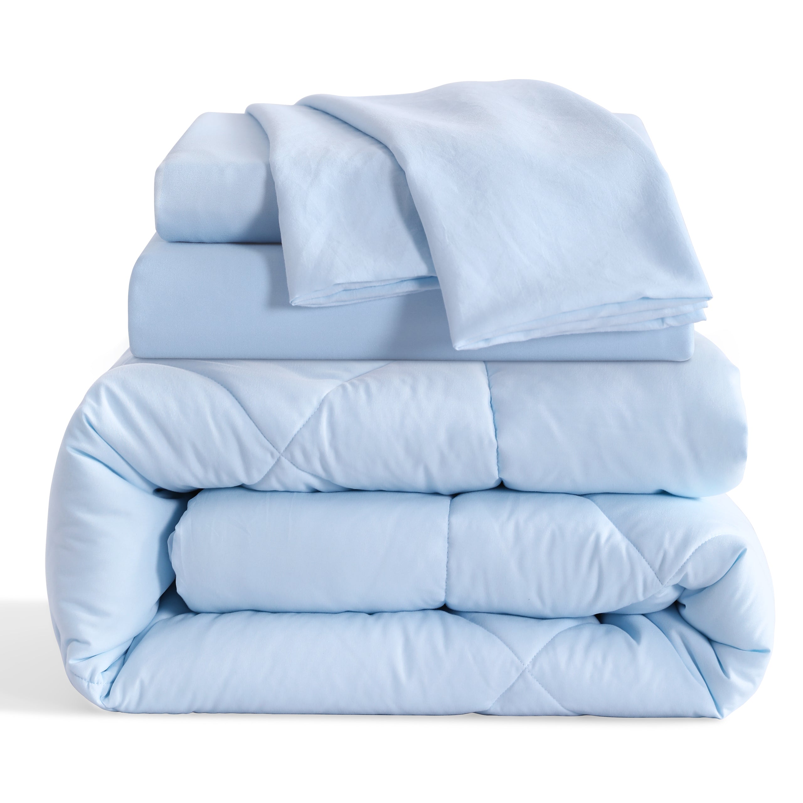 5/7 Pieces Microfiber Bedding Comforter Set