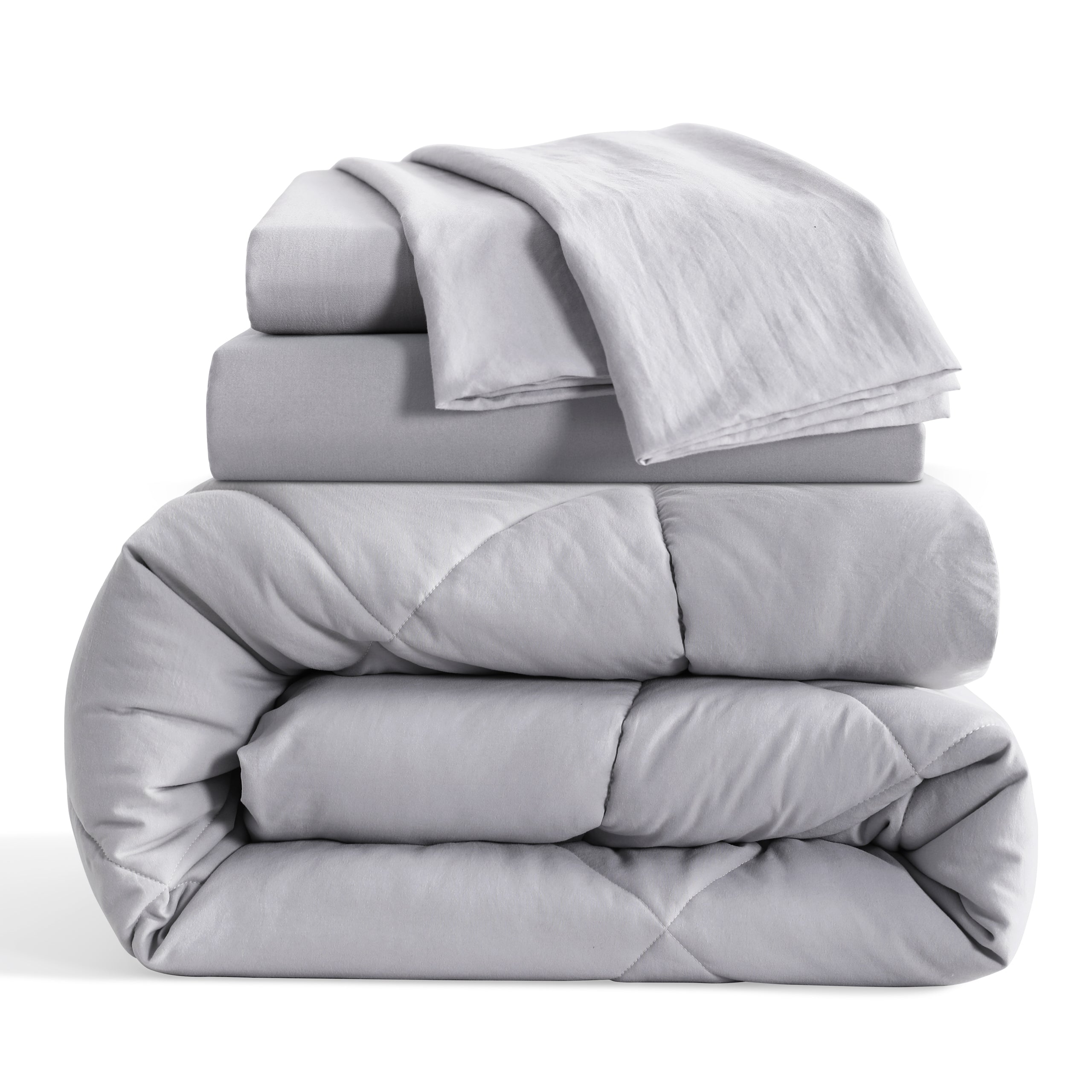 5/7 Pieces Microfiber Bedding Comforter Set