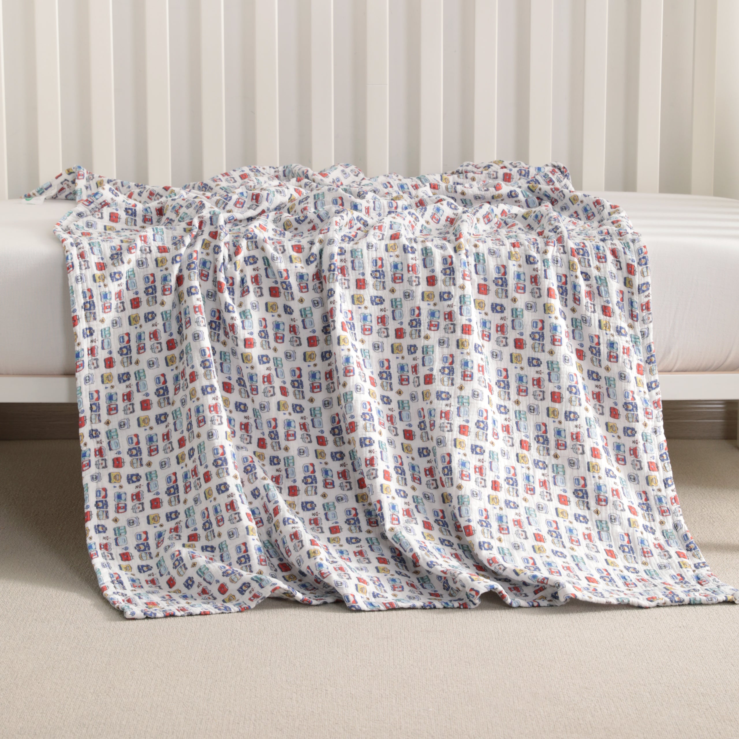 100% Cotton Double-layer Skin-friendly Toddler Blanket