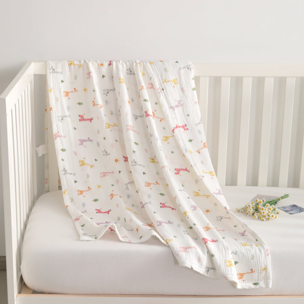 100% Cotton Four-layer Skin-friendly Toddler Blanket - BEDSUM product image 3