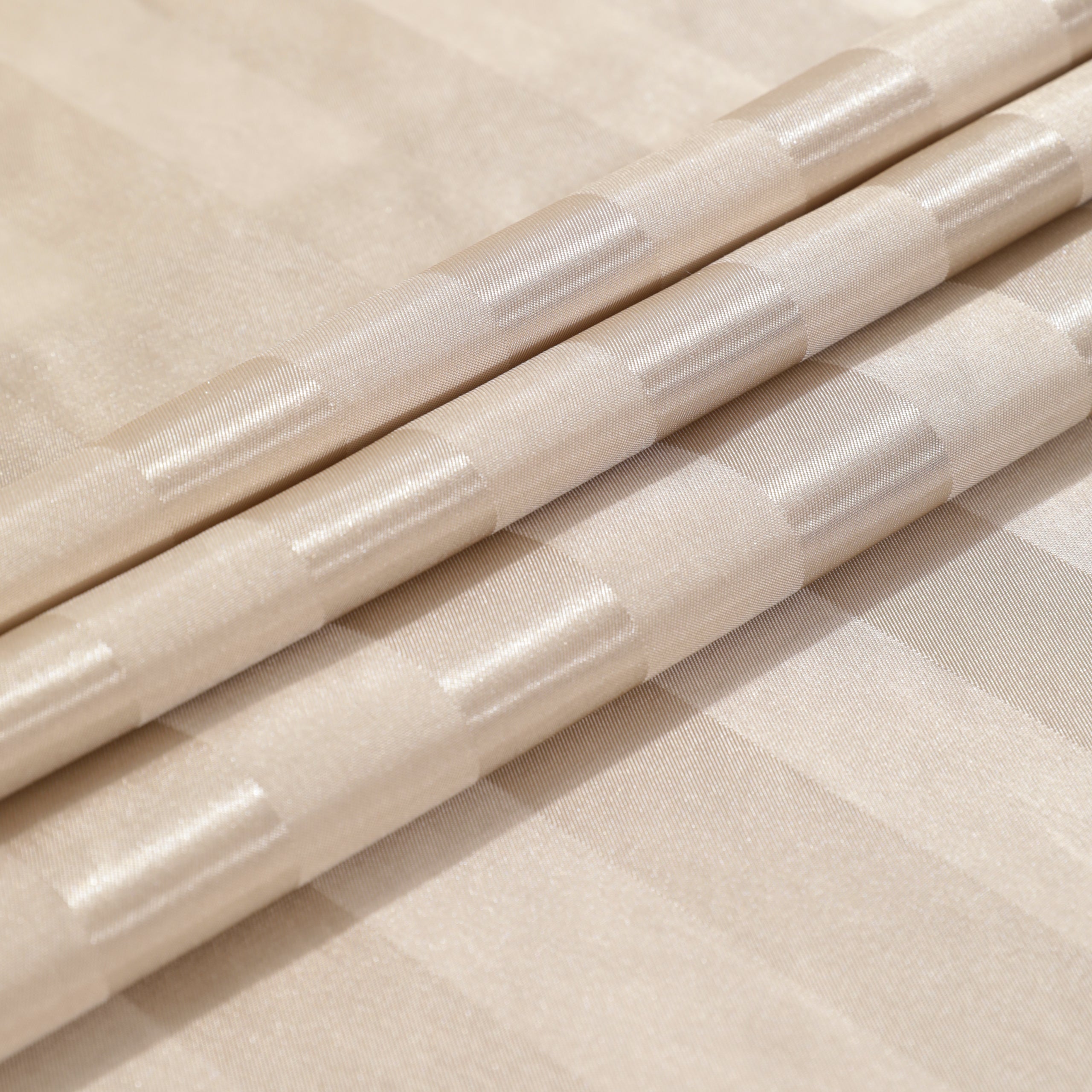 3 Pieces Luxurious Stripe Satin Duvet Cover Set