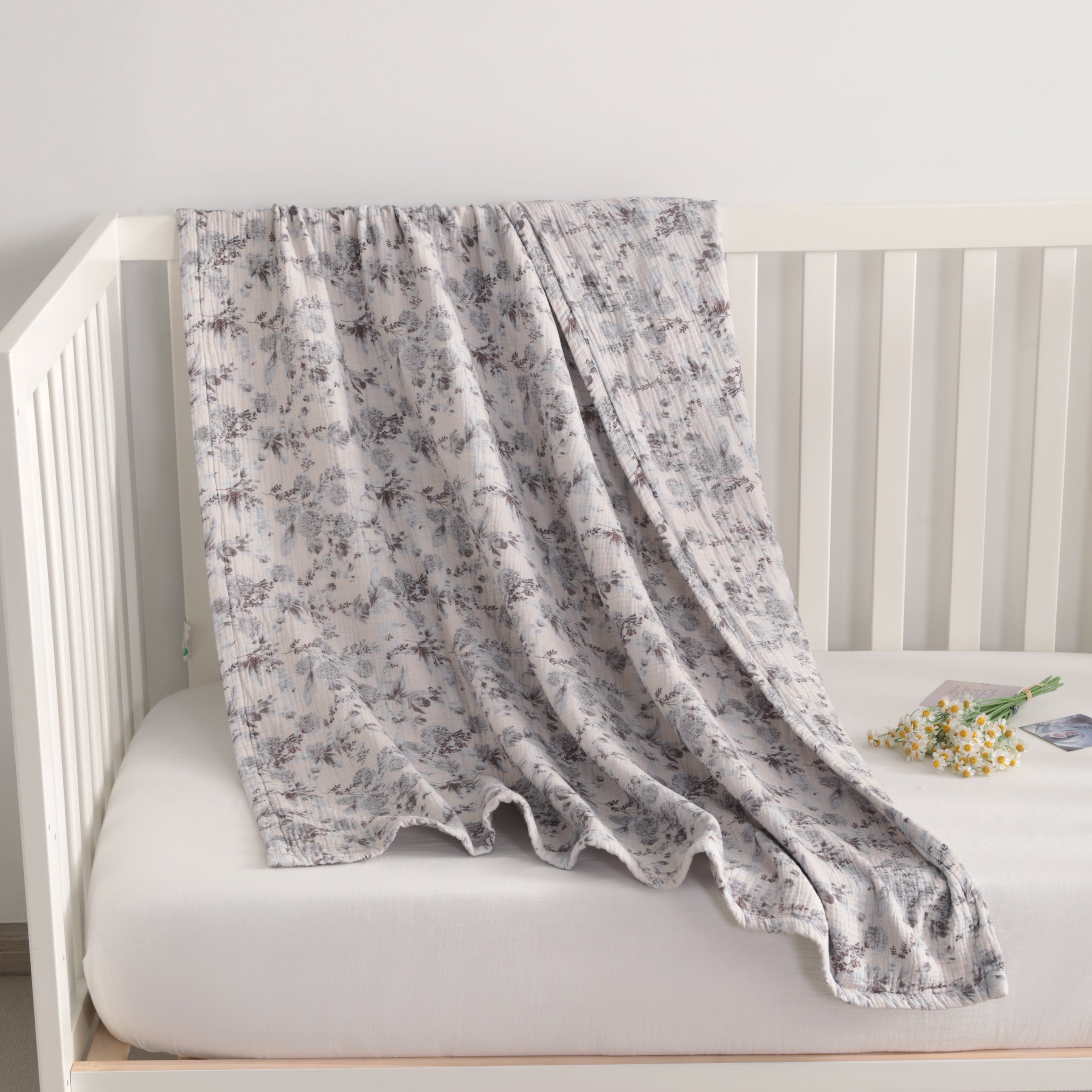 100% Cotton Four-layer Skin-friendly  Toddler Blanket