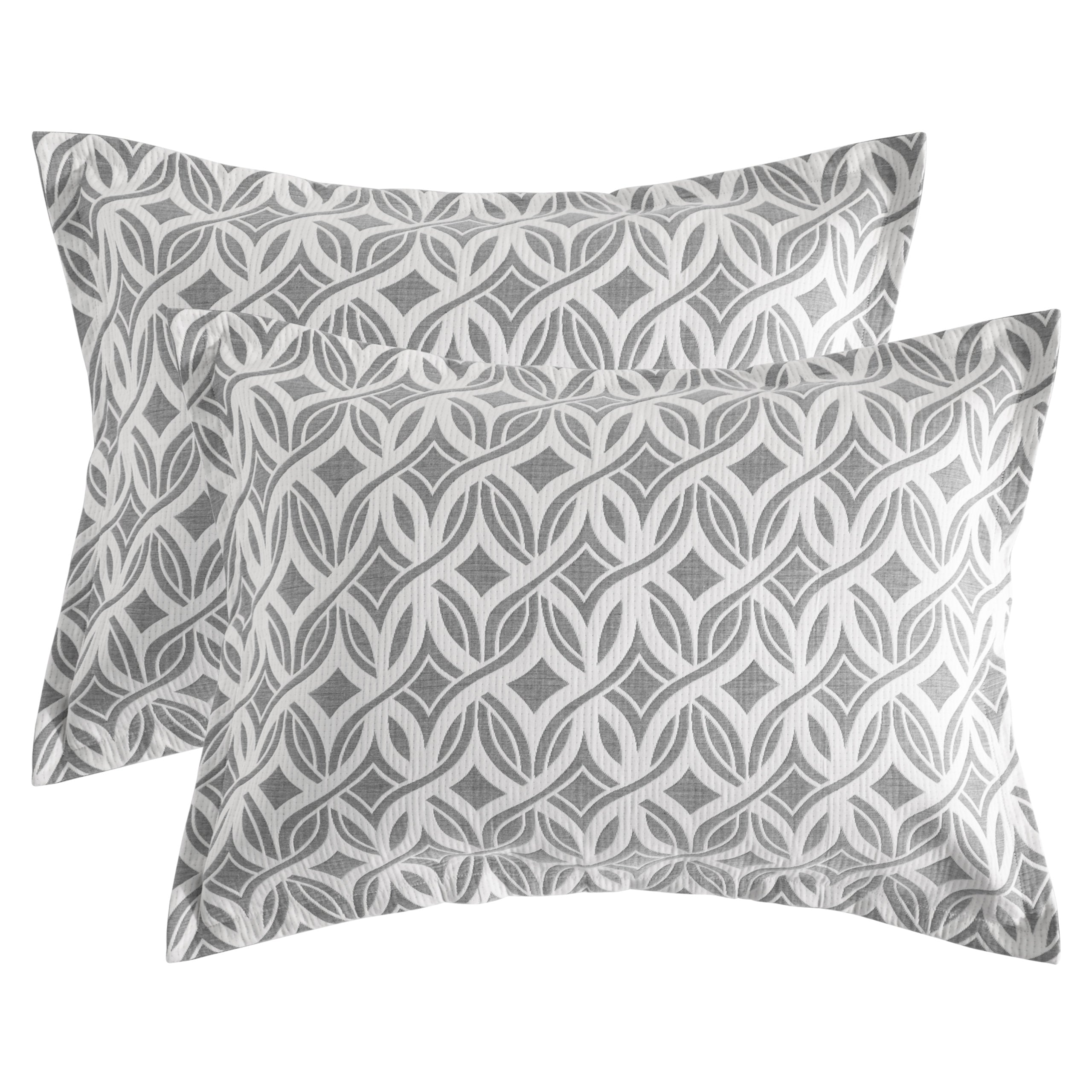 2 Pack Triple-Layer Cotton Pillow Shams